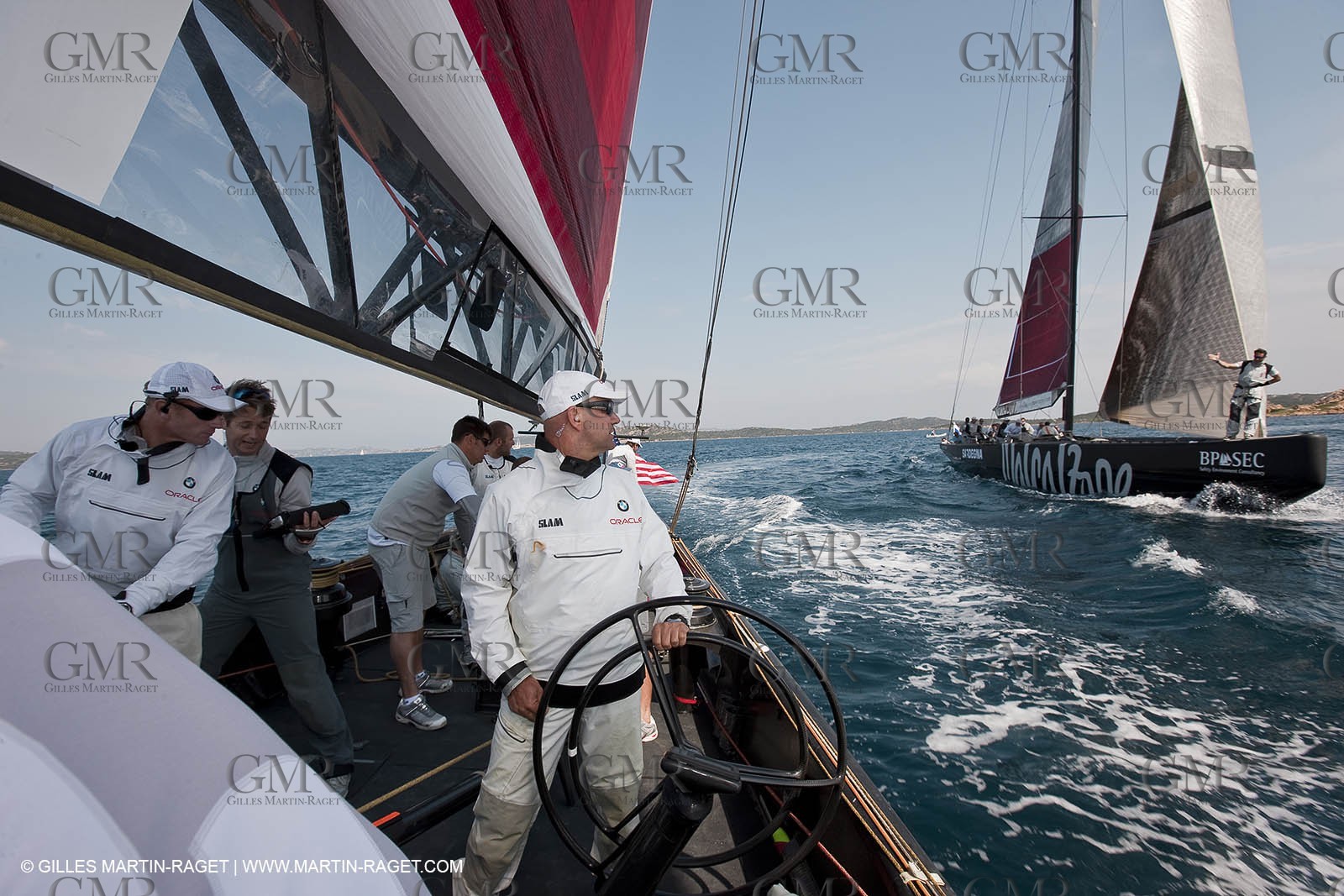 19 05 2010 - La Maddalena (ITA, Sardinia) Louis Vuitton Trophy - BMW ORACLE Racing - Training