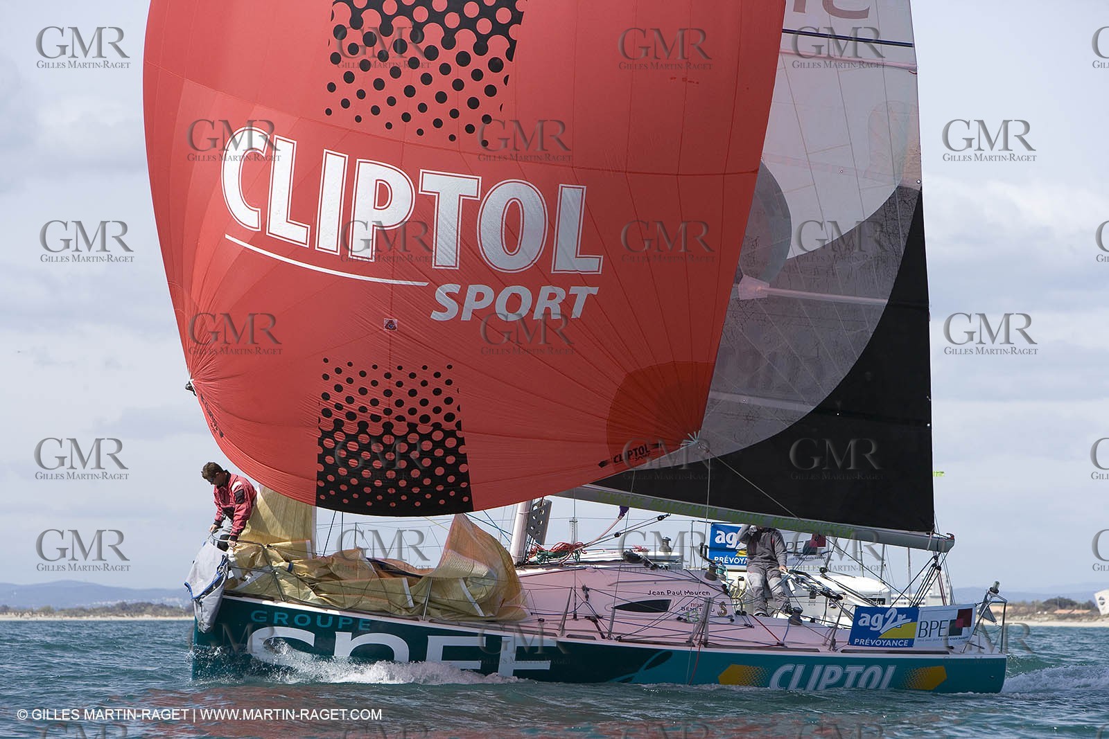 27 03 08- La Grande Motte- (FRA,34) Transat AG2R 2008- Jean-Paul Mouren- Laurent Pellecuer