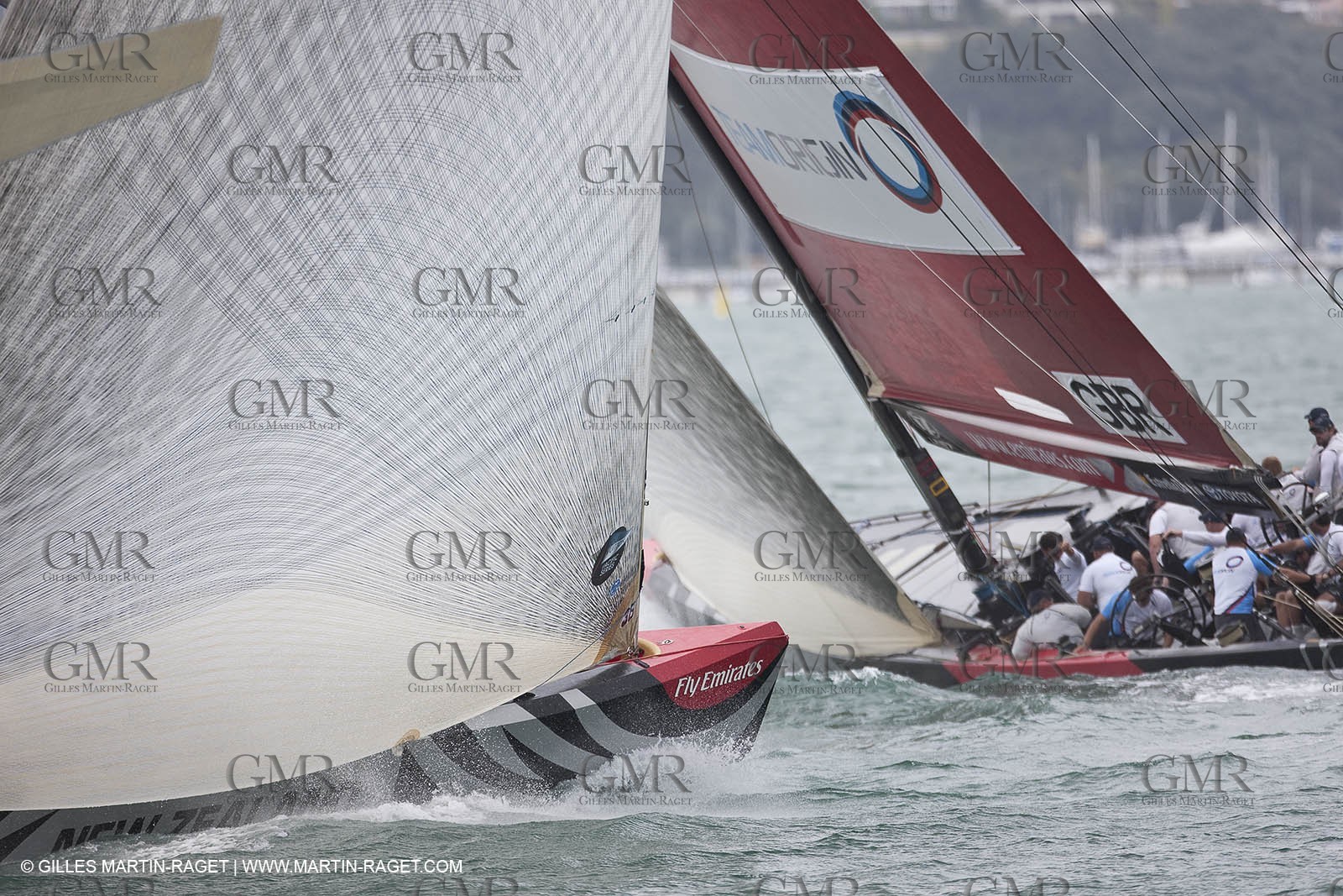 30 01 2009 - Auckland (NZL) -  Louis Vuitton Pacific Series -  Racing Day 1 - Team Origin Vs Luna Rossa