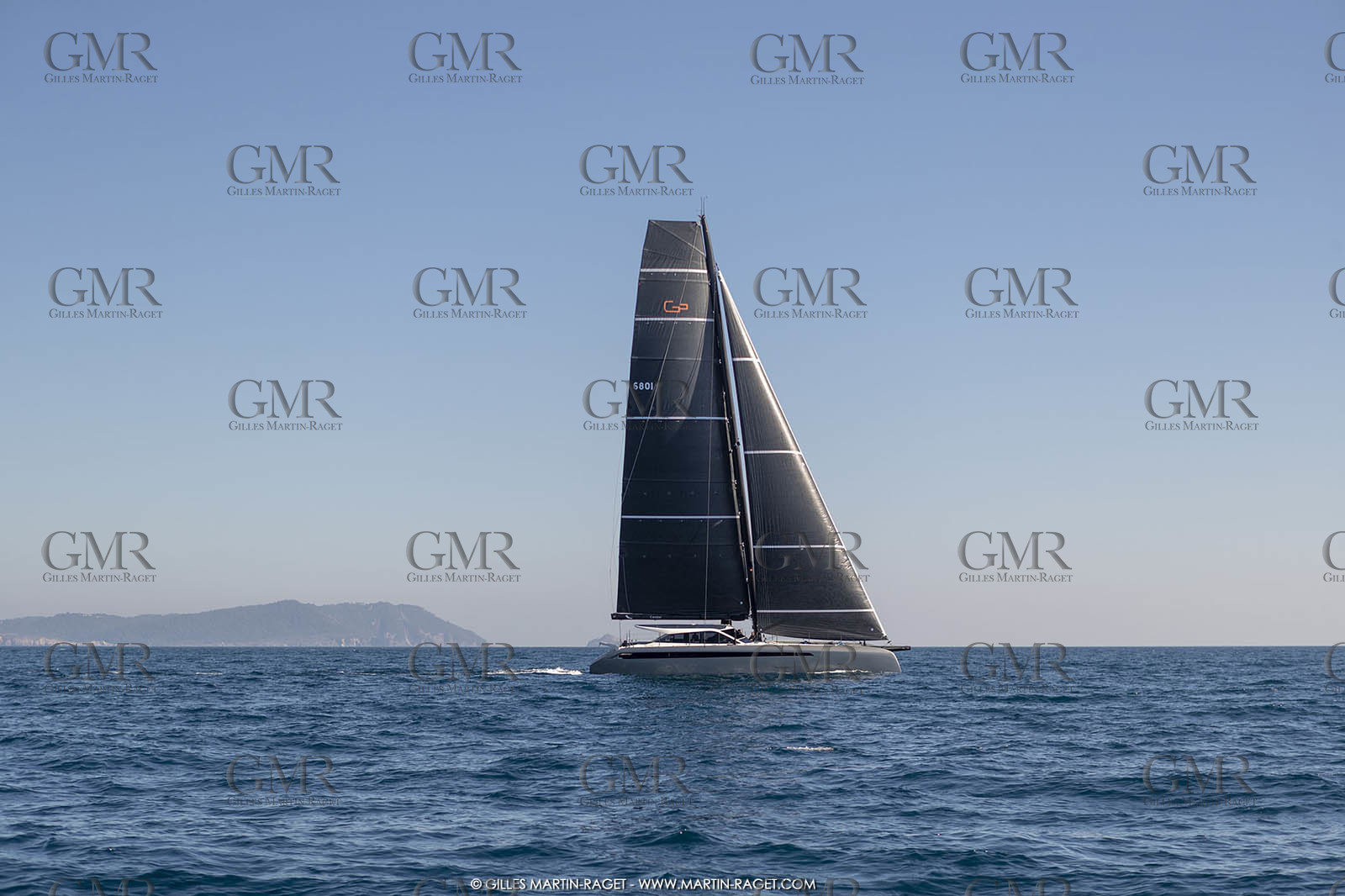 16 02 2019, Porquerolles (FRA,83), Gunboat 68 sail testing  3