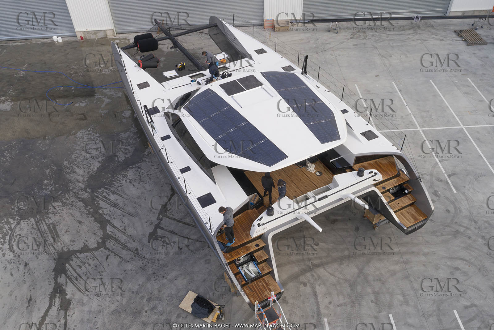 17 01 2018, La Grande Motte (FRA), Gunboat 68  1 launch