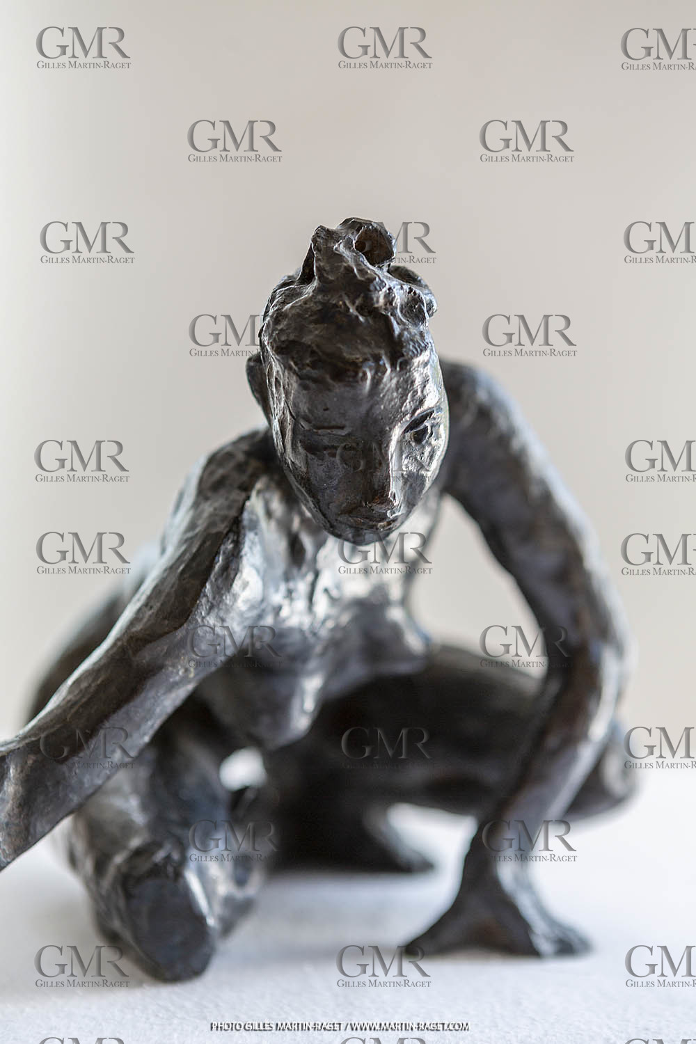 12 07 2020, St Rémy de Provence (FRA, 13) Oeuvre Germaine Richier, Le Crapaud, 1940, Epreuve d'exposition