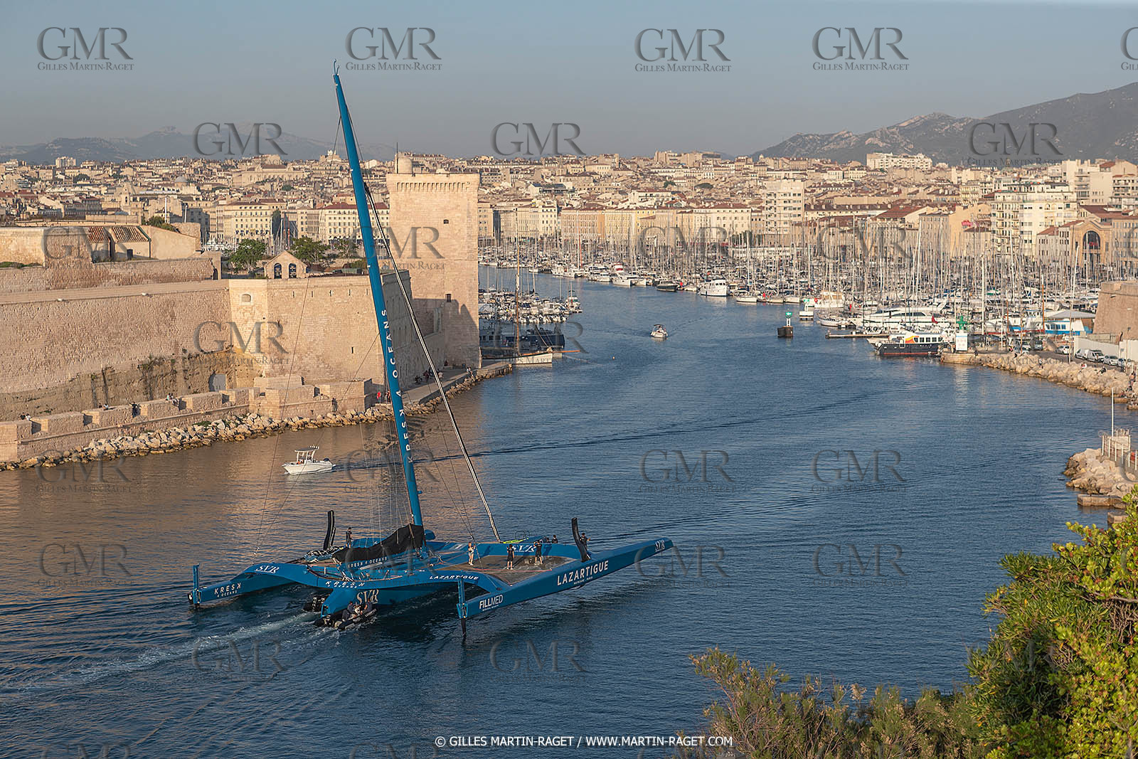 17 05 2022, Marseille (FRA), Arrivée du trimaran Ultim SVR LAZARTIGUE à Marseille