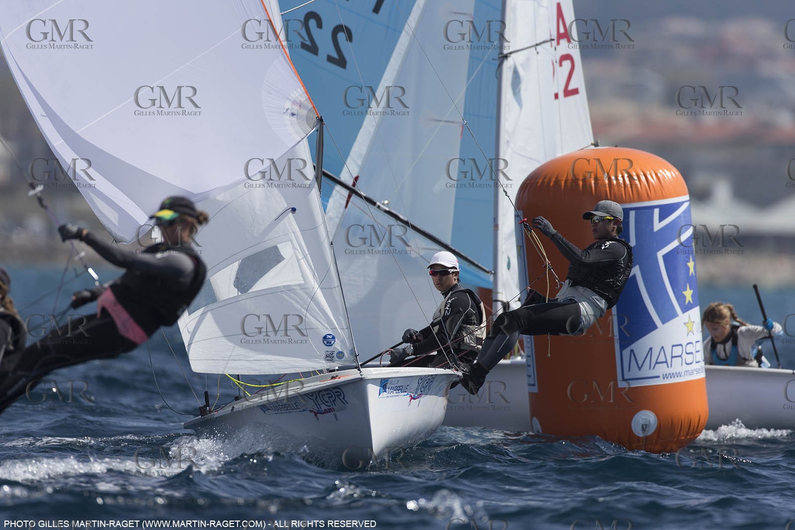 12 04 2015, Marseille (FRA), Yachting Club de la Pointe Rouge - Coupe Internationale de Printemps des 470, Final Day