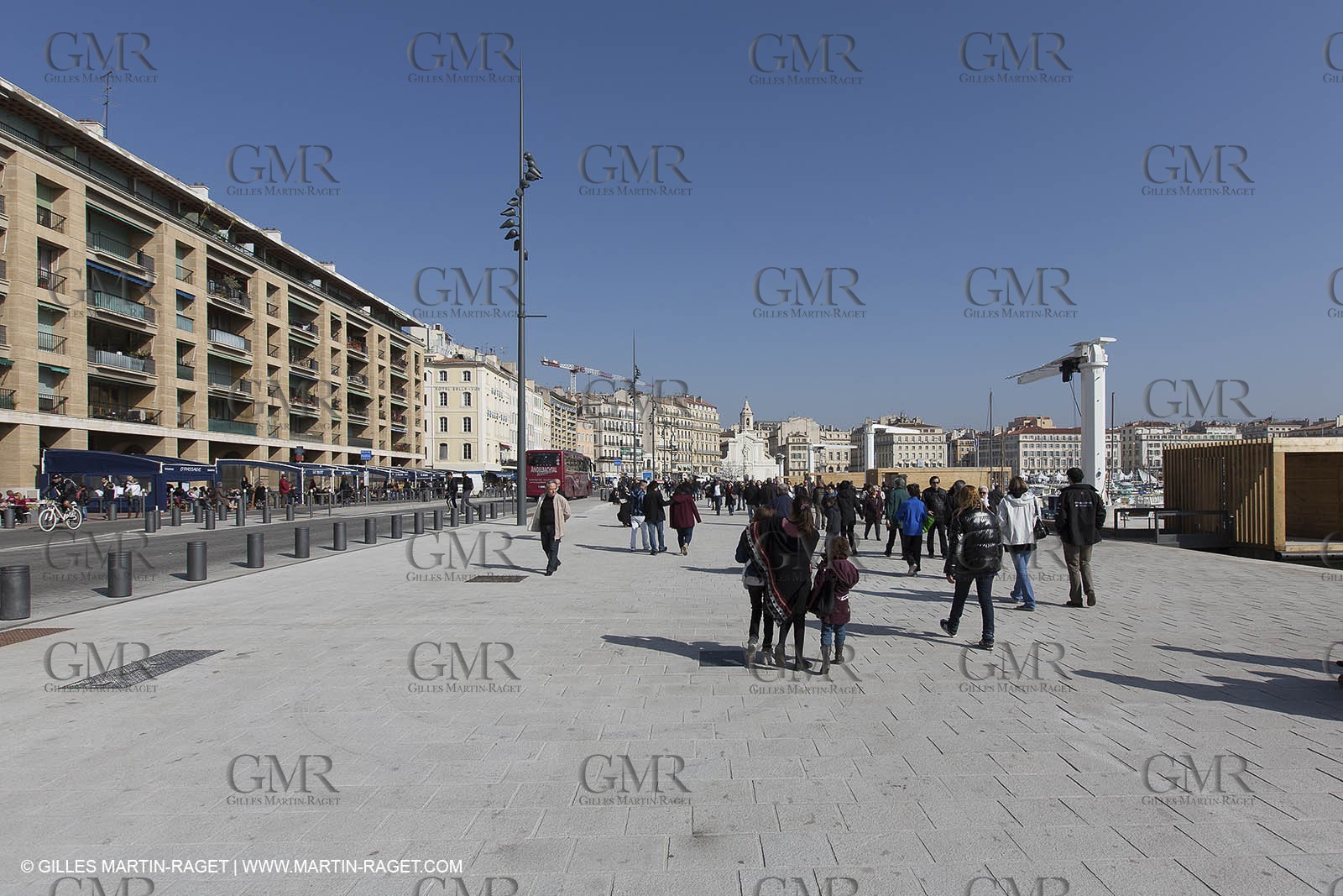 02 02 2013 Marseille (FRA,13) - Opening of the shadehouse and renovated historical Vieux Port
