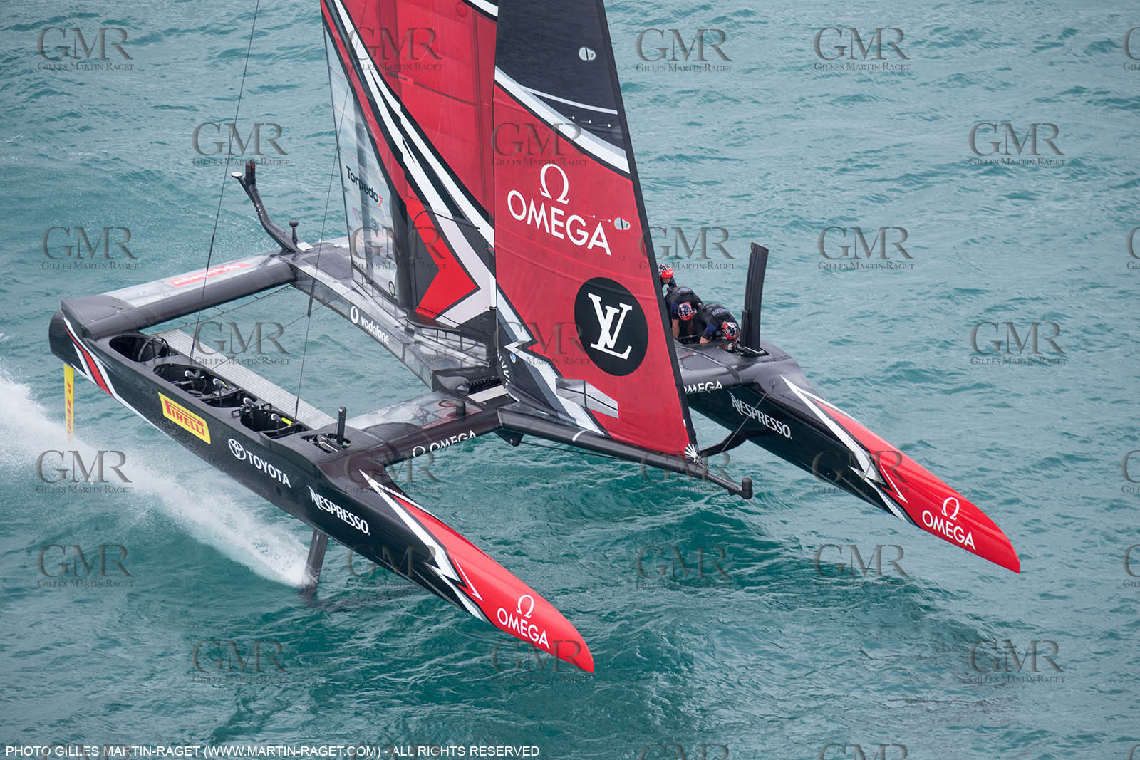 10 06 2017 - Bermuda (BDA) - 35th America's Cup Bermuda 2017 - Louis Vuitton America's Cup Challenger Playoffs final, Day 1