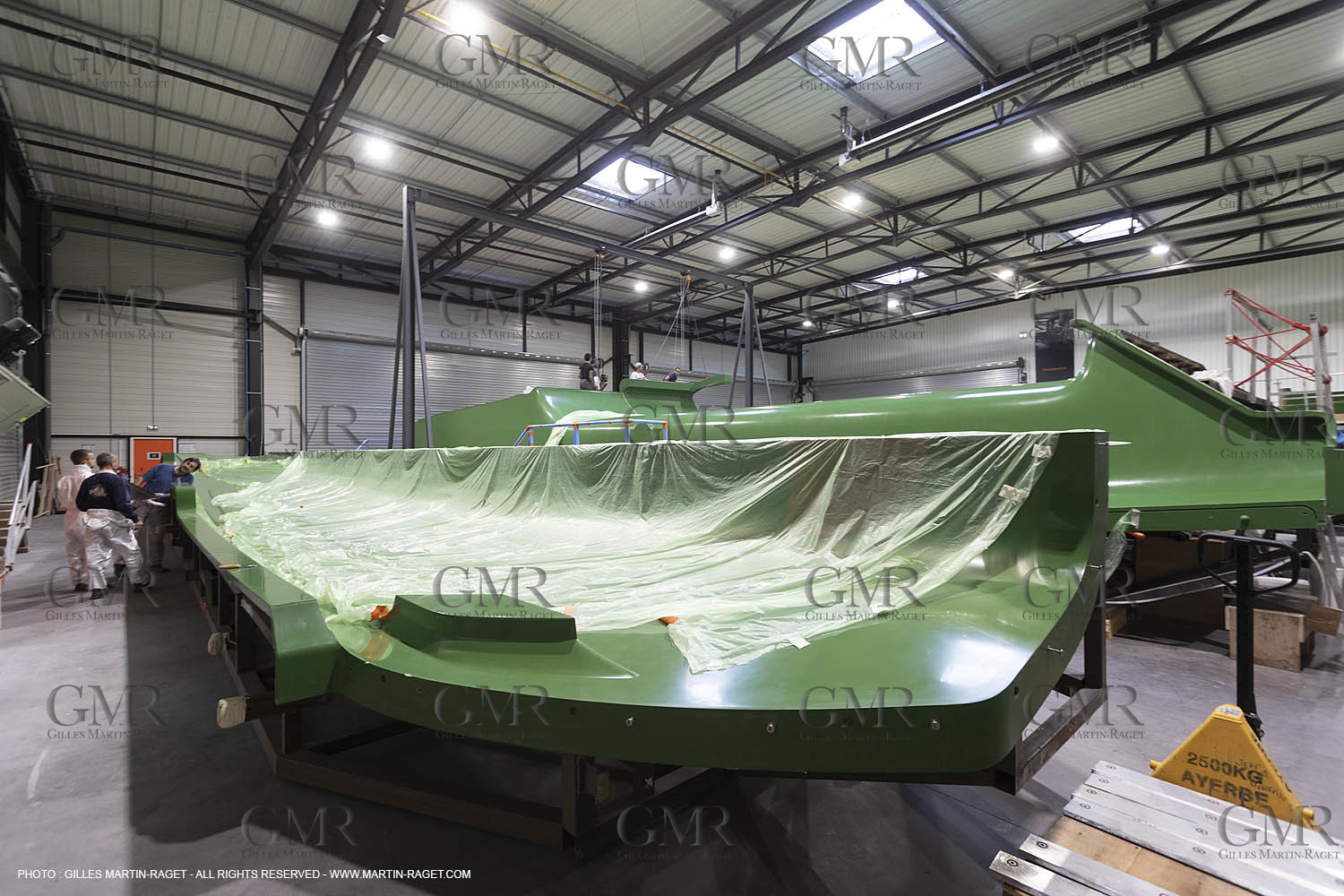 29 10 2018, La Grande Motte (FRA,30), Chantier Gunboat, construction du Gunboat 68