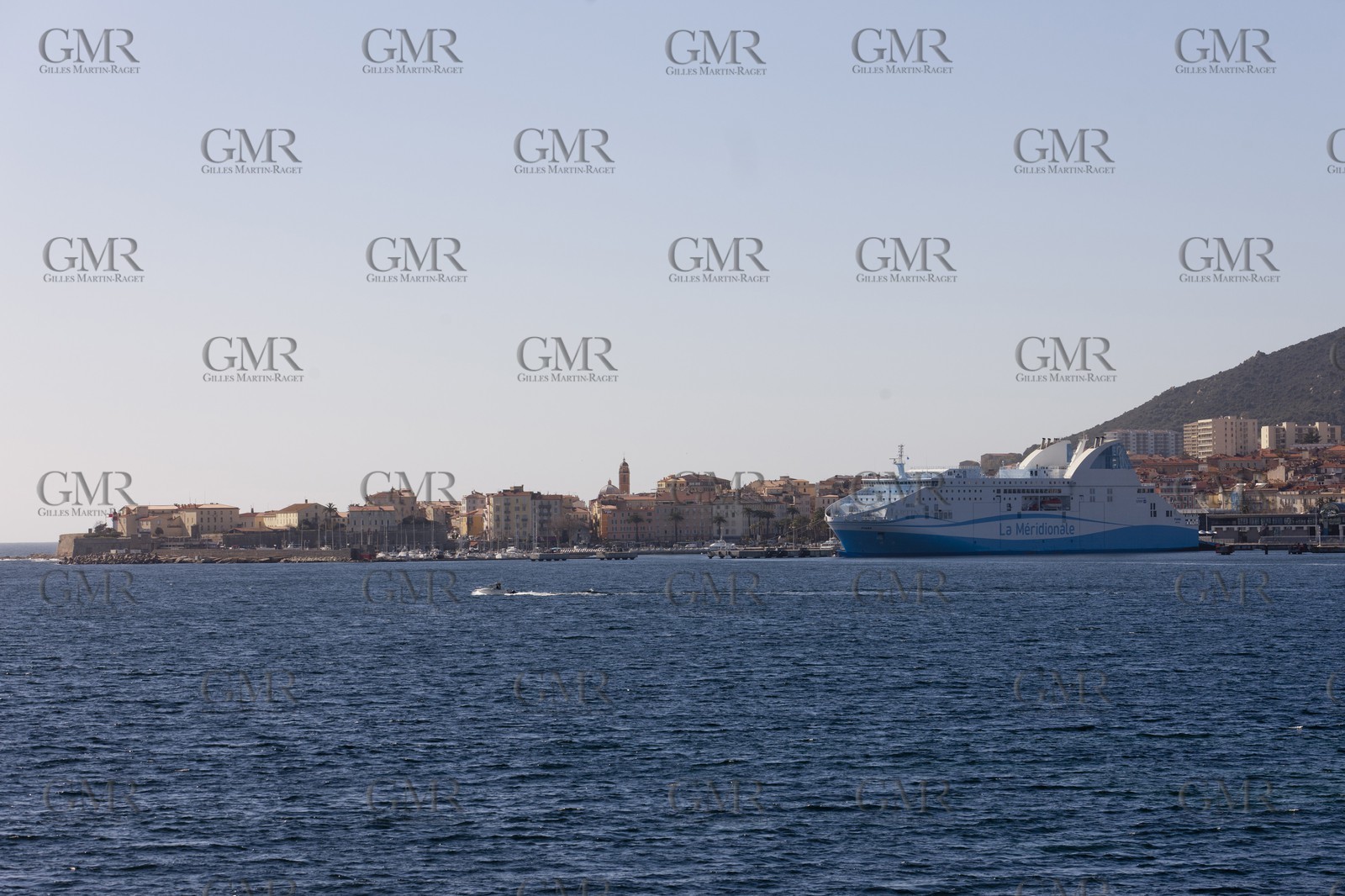 16 02 2012 - Ajaccio (FRA, Corse) -  La Méridionale shipping company- Piana at Ajaccio