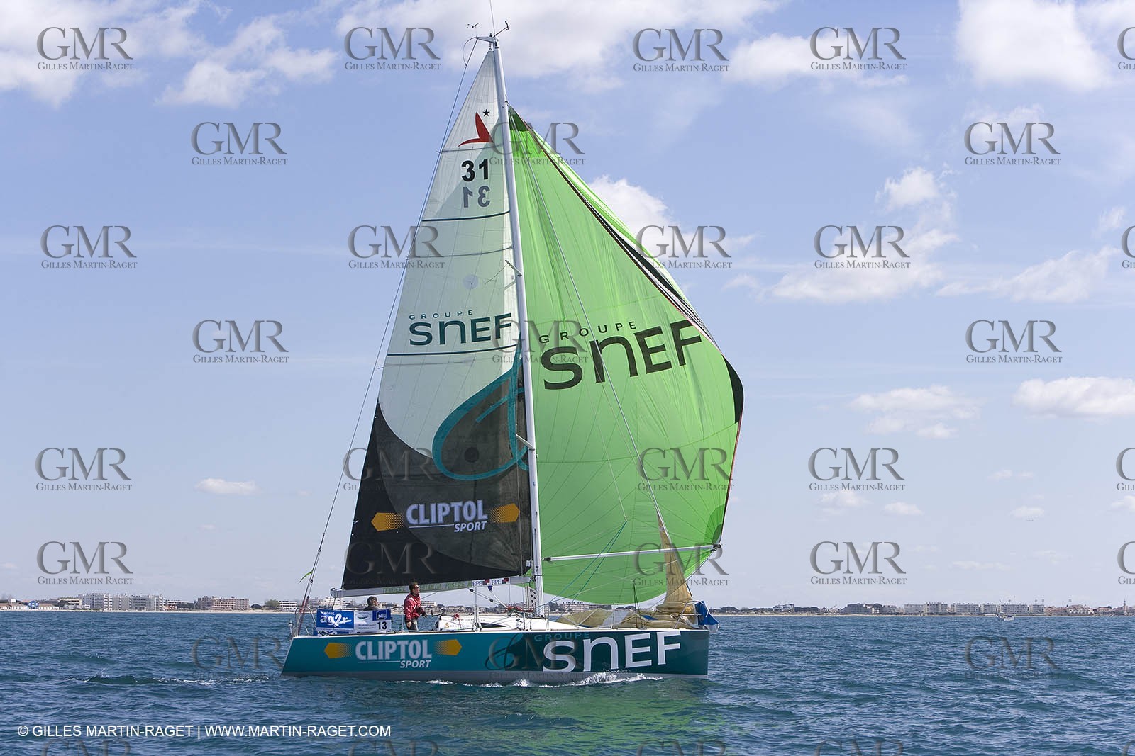 27 03 08- La Grande Motte- (FRA,34) Transat AG2R 2008- Jean-Paul Mouren- Laurent Pellecuer