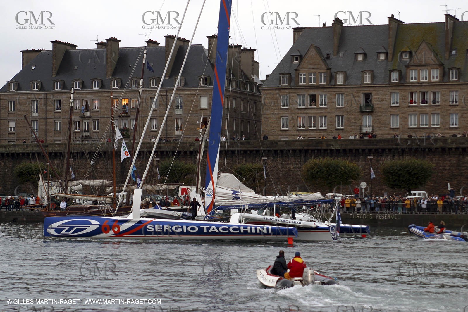 Route du Rhum 2002 - Saint Malo - ORMA 60' Trimarans Start