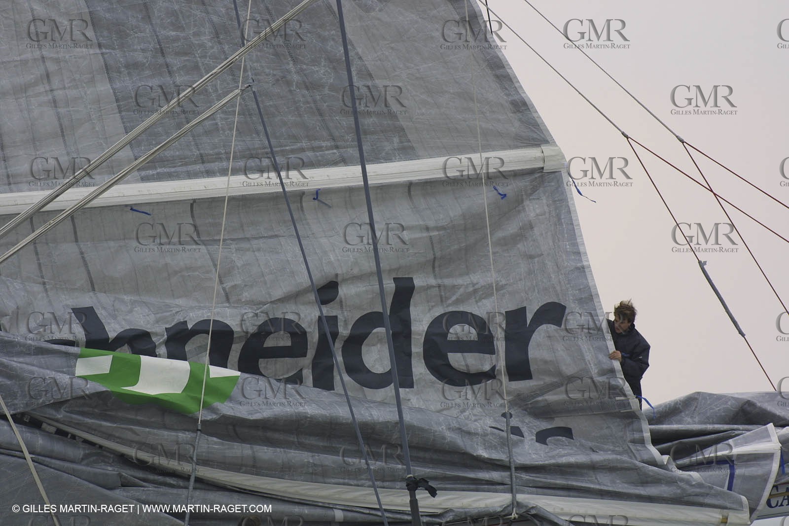Geronimo - Jules Verne Trophy 2001 start - Brest