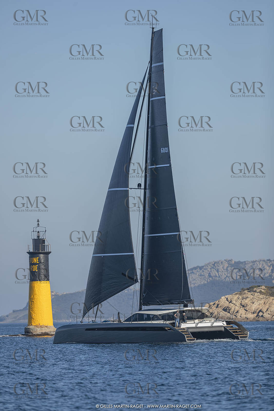 16 02 2019, Porquerolles (FRA,83), Gunboat 68 sail testing  3