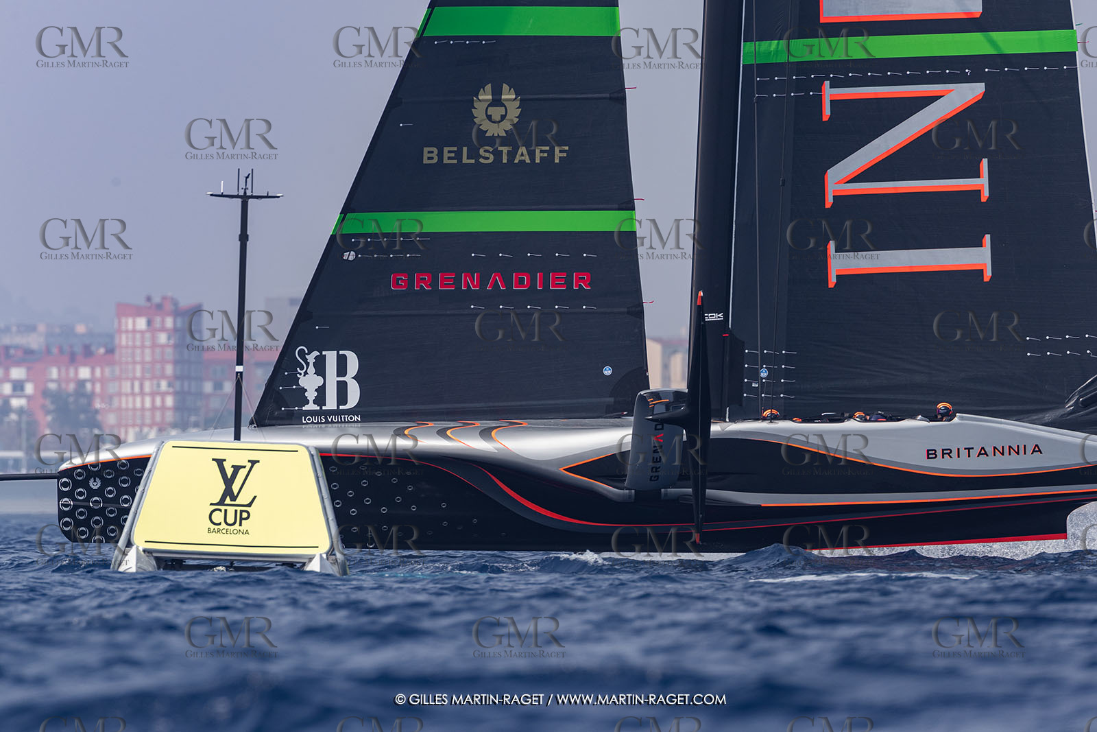 22 08 2024, Barcelona (ESP), Louis Vuitton 37th America's Cup, Louis Vuitton Preliminary Regatta, Race Day 1