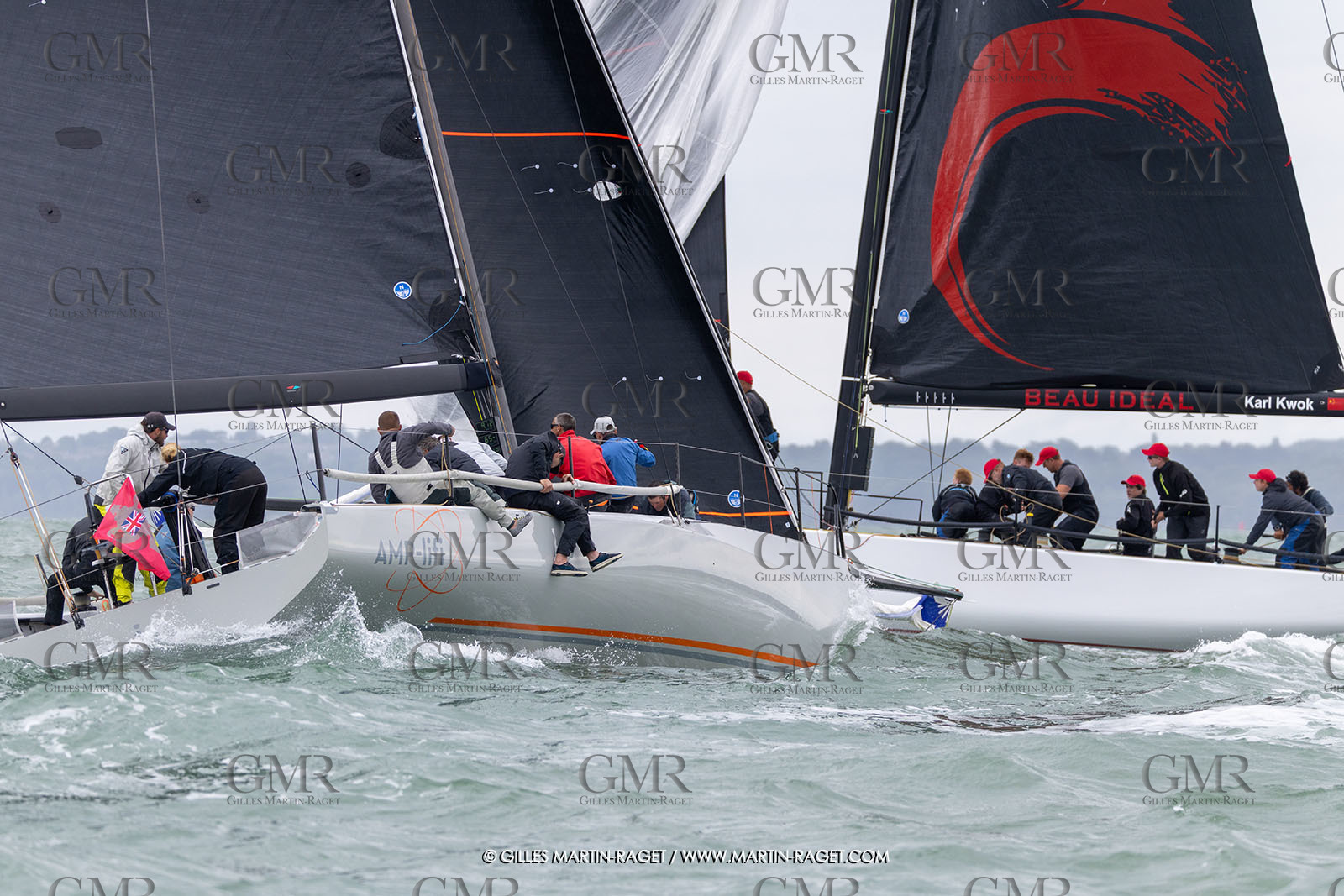 22 07 2025, Cowes (UK, IOW), Admiral's Cup 2025, Inshore Races 1 & 2,