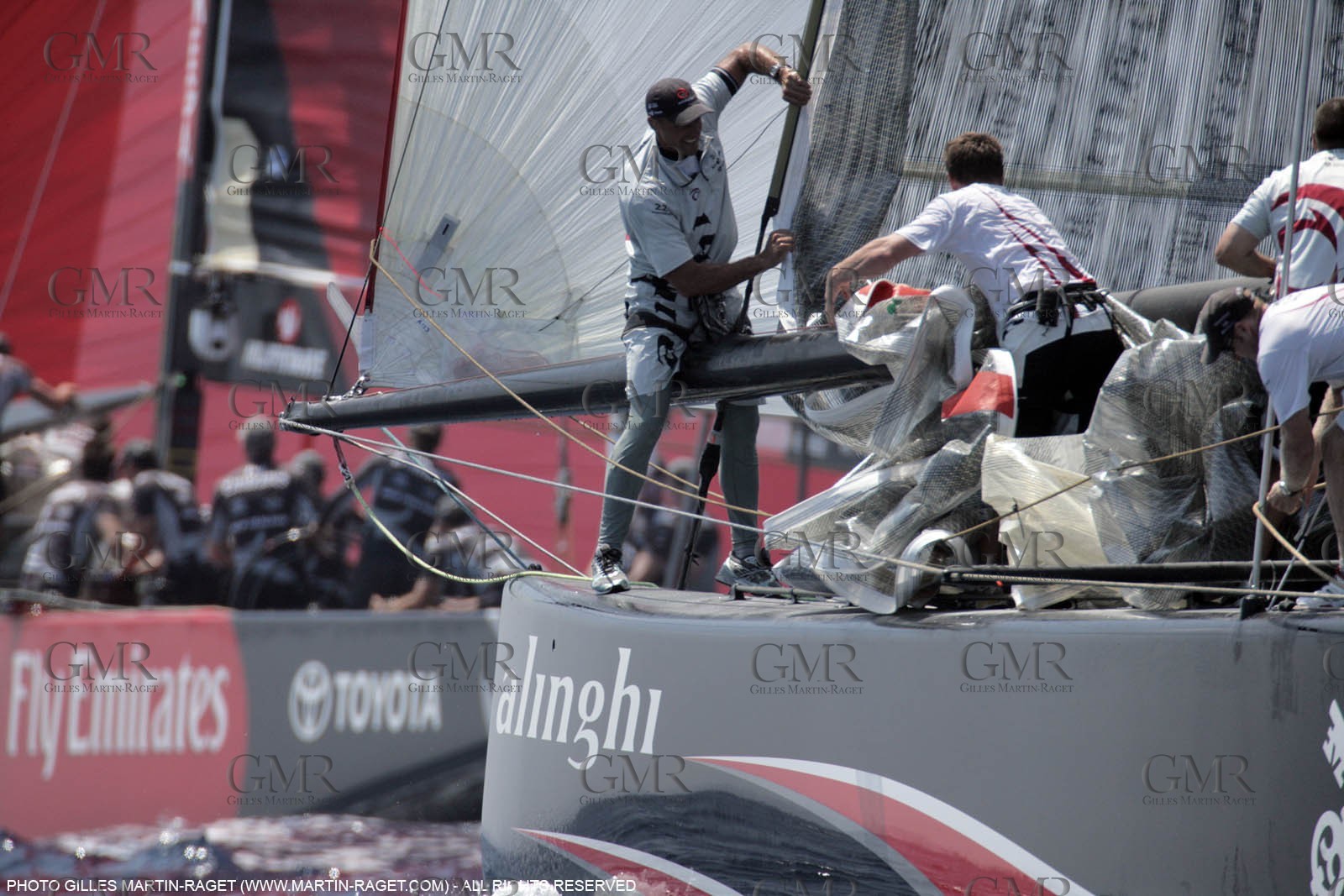 30 06 2007-Valencia (Spain)- 32nd America's Cup - Final Match - Day 6 - Alinghi vs Emirates Team New Zealand