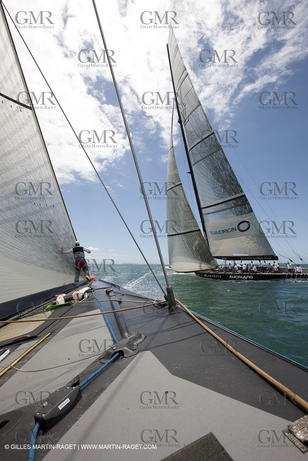 29 01 2009 - Auckland (NZL) -  Louis Vuitton Pacific Series - BMW ORACLE Racing - Training