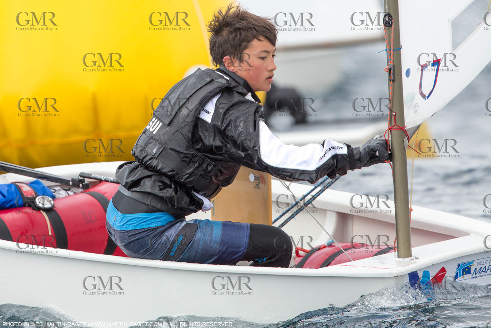 15 04 2016, Marseille (FRA,13), SNIM Dériveurs, Coupe Internationale de Printemps Optimist, Final Day