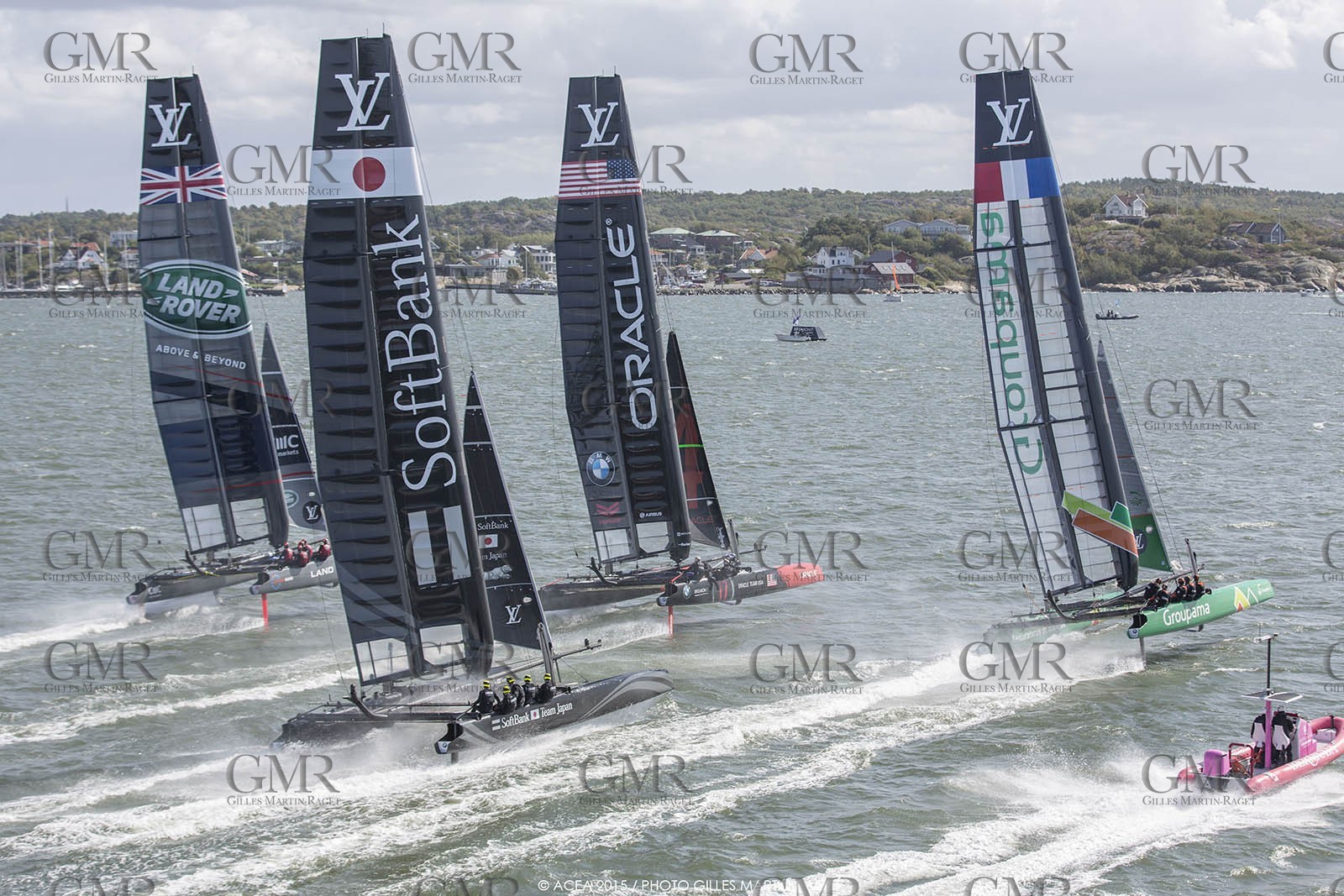 28 08 2015, Göthenburg, (SWE), 35th America's Cup, Louis Vuitton America's Cup World Series Göthenburg 2015, Training Day