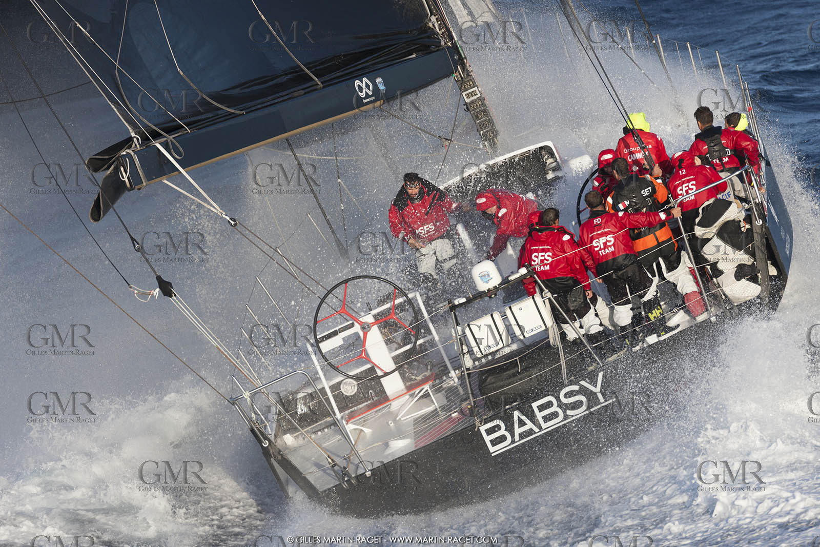 09 10 2017, Calvi (FRA,20), VOR 70 Babsy, Tentative de record autour de la Corse à la voile, skipper Franck Cammas