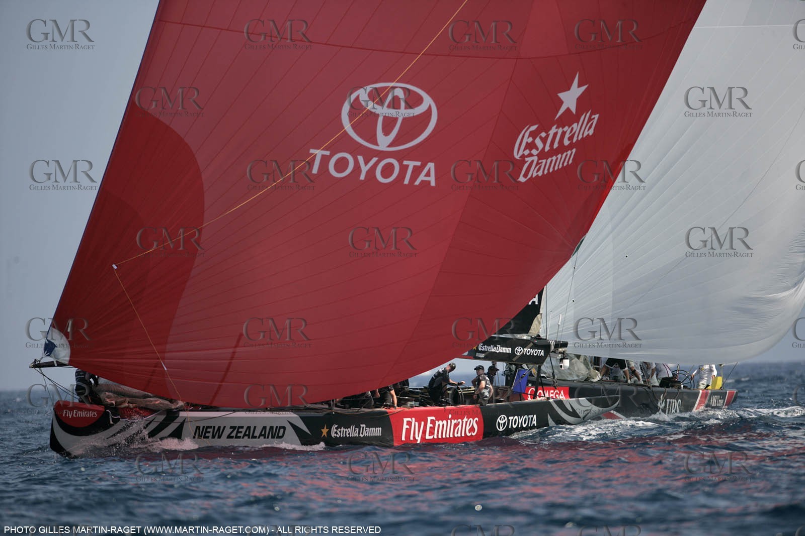 30 06 2007-Valencia (Spain)- 32nd America's Cup - Final Match - Day 6 - Alinghi vs Emirates Team New Zealand