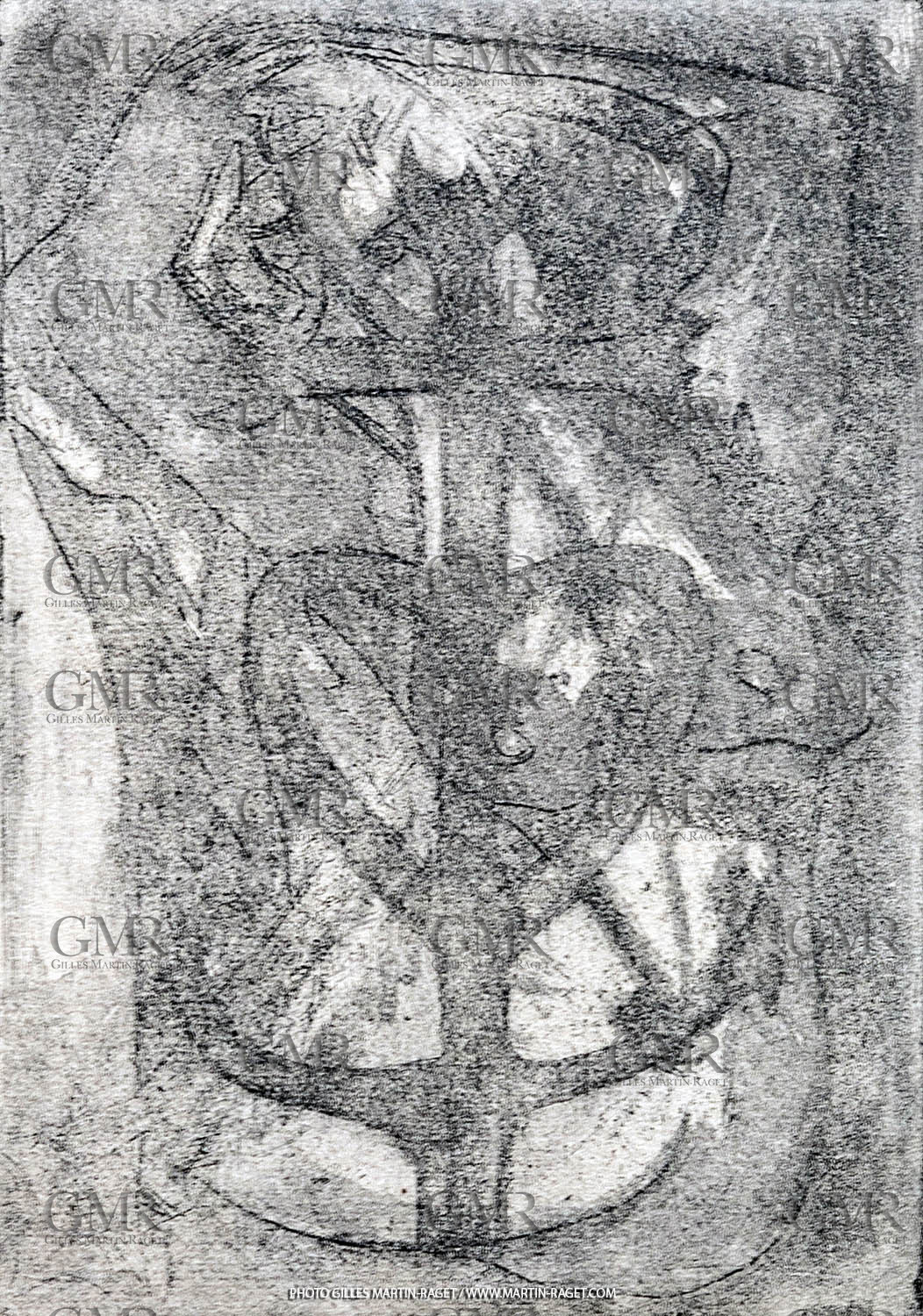 12 07 2020, St Rémy de Provence (FRA, 13) Oeuvre Germaine Richier, gravure