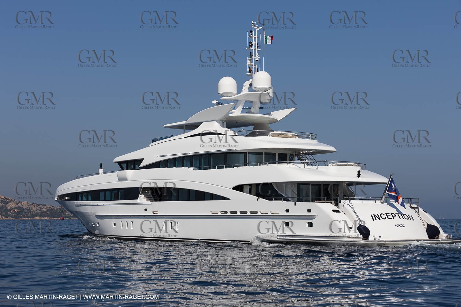 18 08 2011 - La Maddalena (ITA, Sardinia) - Motor yacht Inception