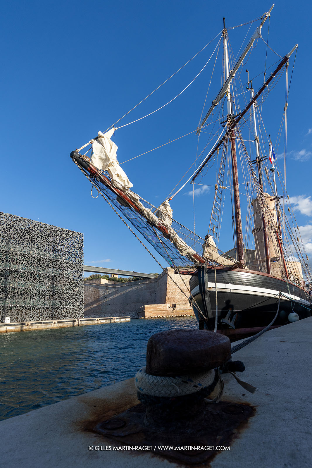23 10 2025, Marseille (FRA), MED25 - Armada pour la Paix - Le Bel Espoir ammaré au Mucem