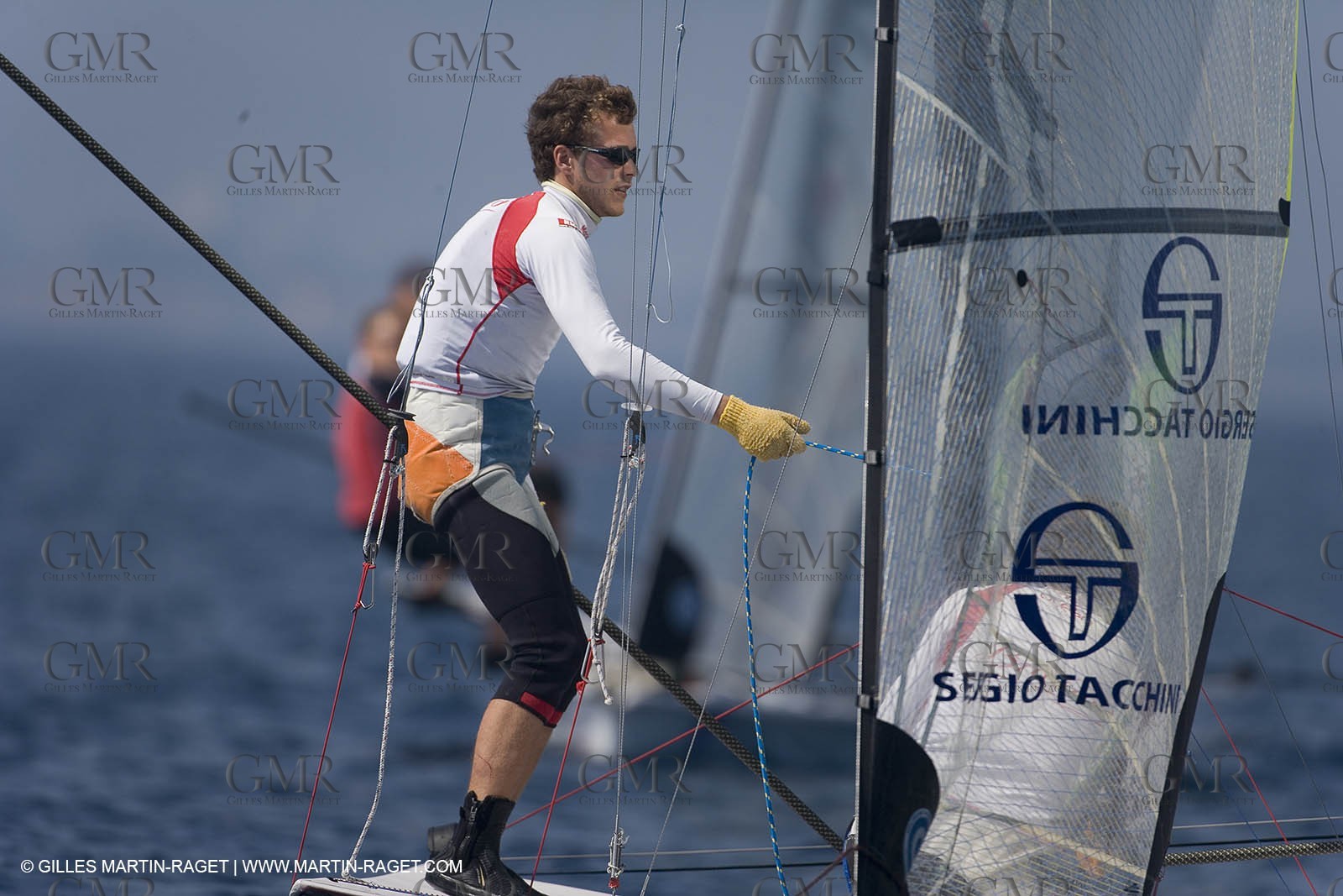 23 04 2007 - 2007 Semaine Olympique Française - Hyères (South of France) - Day 2 - Team France - 49er - MONTEAU - GUILLOU Damien