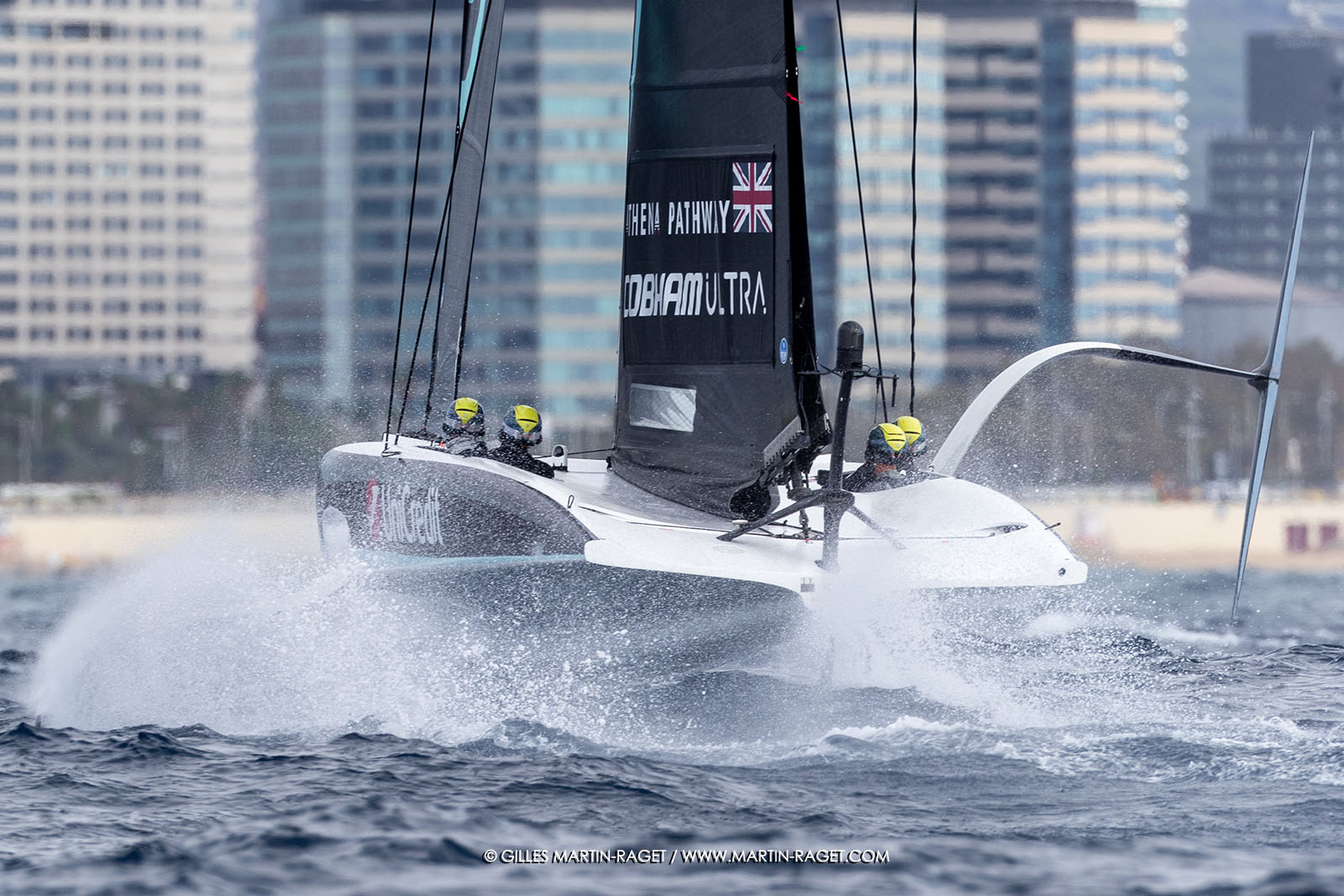 18 09 2024, Barcelona (ESP), Unicredit Youth America's Cup, Race Day 2