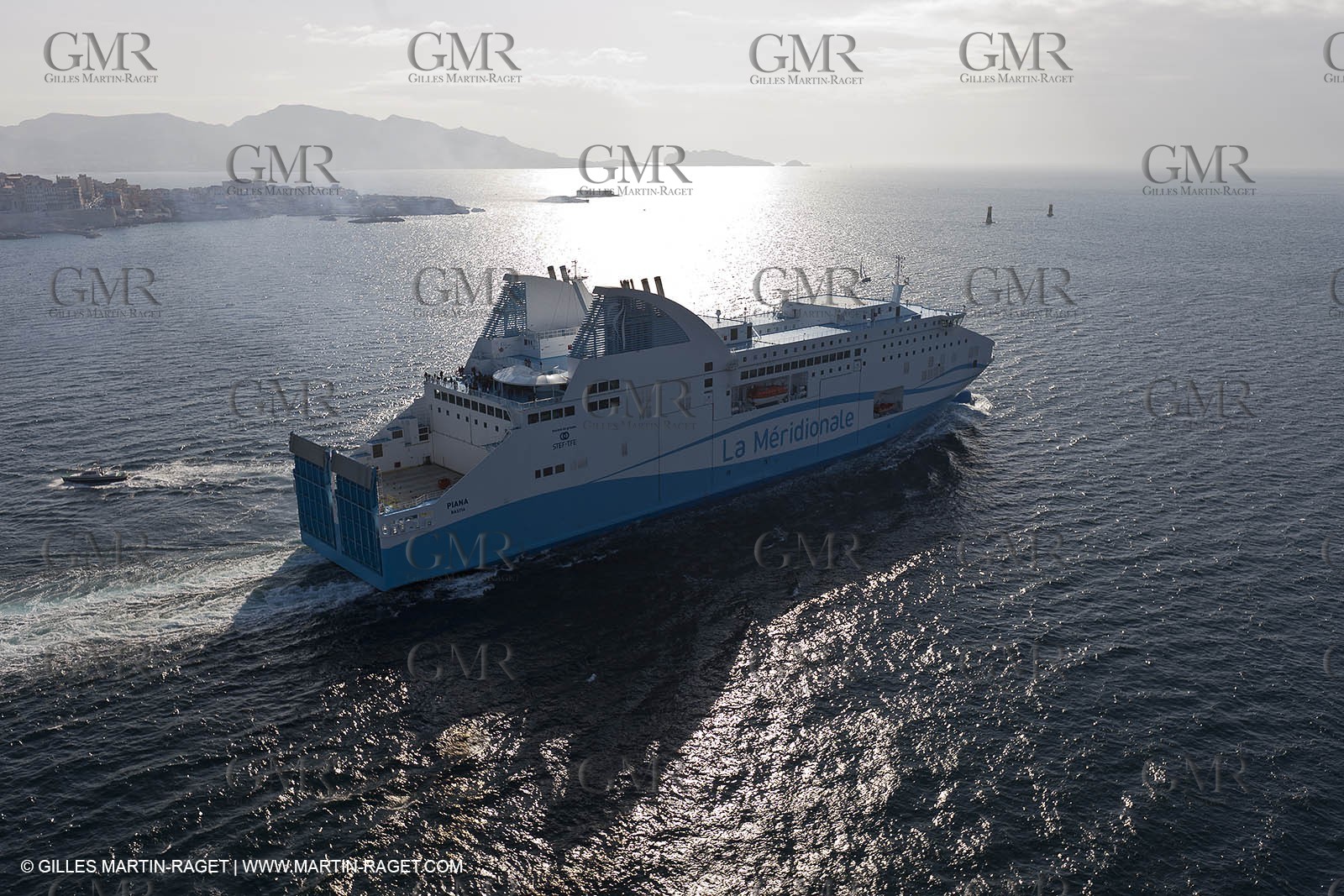 14 01 2012 - Marseille (FRA,13) - La Meridionale shipping company - the Piana off Marseille and the Calanques
