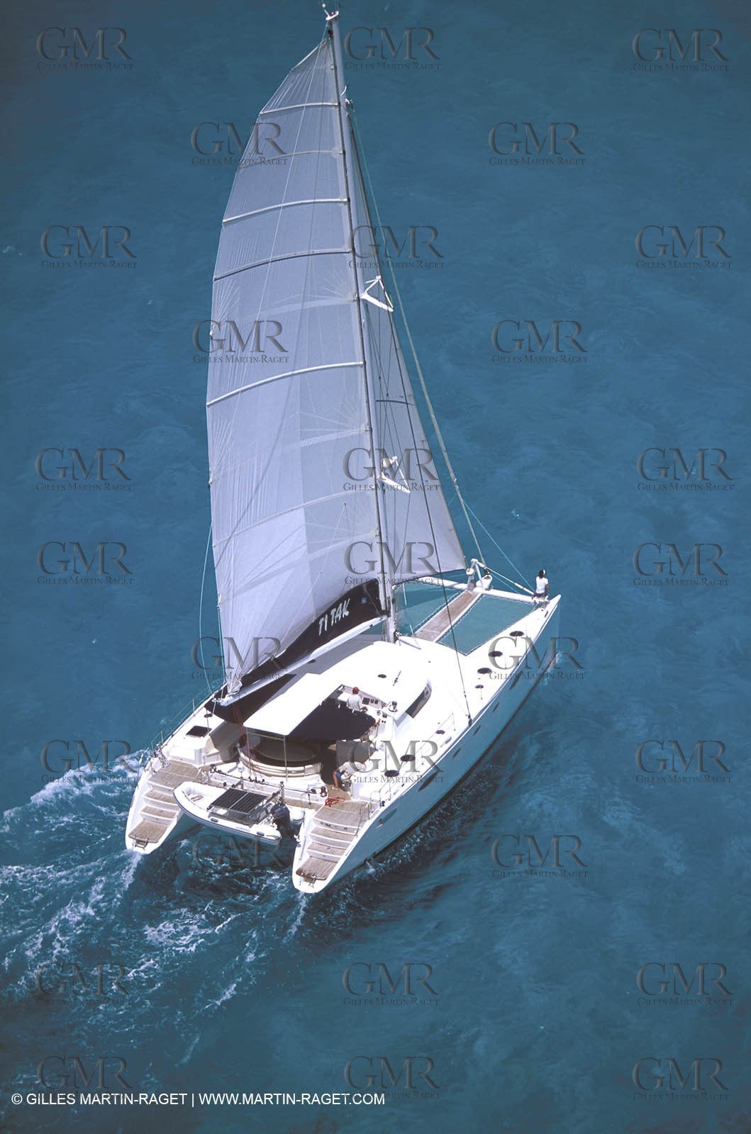 Cruising multihull sailing