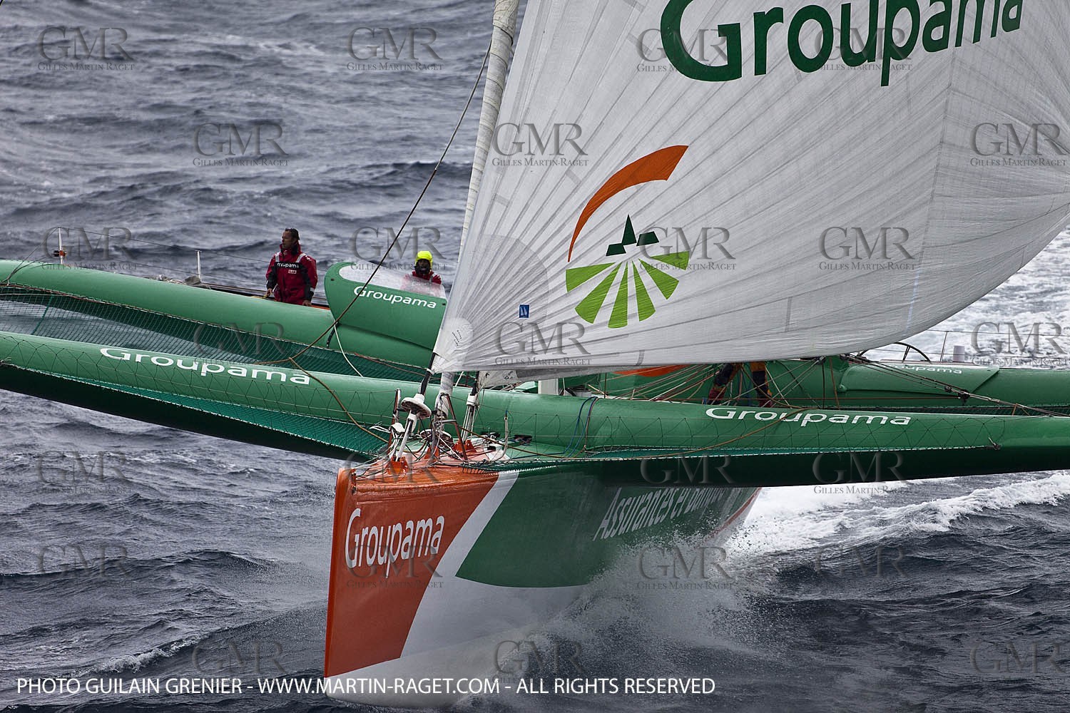 05 14 09 - Marseilles - Mediterranean Record - Groupama 3 - Franck Cammas - G Class - Start from Marseilles to Carthage (Tunisia)