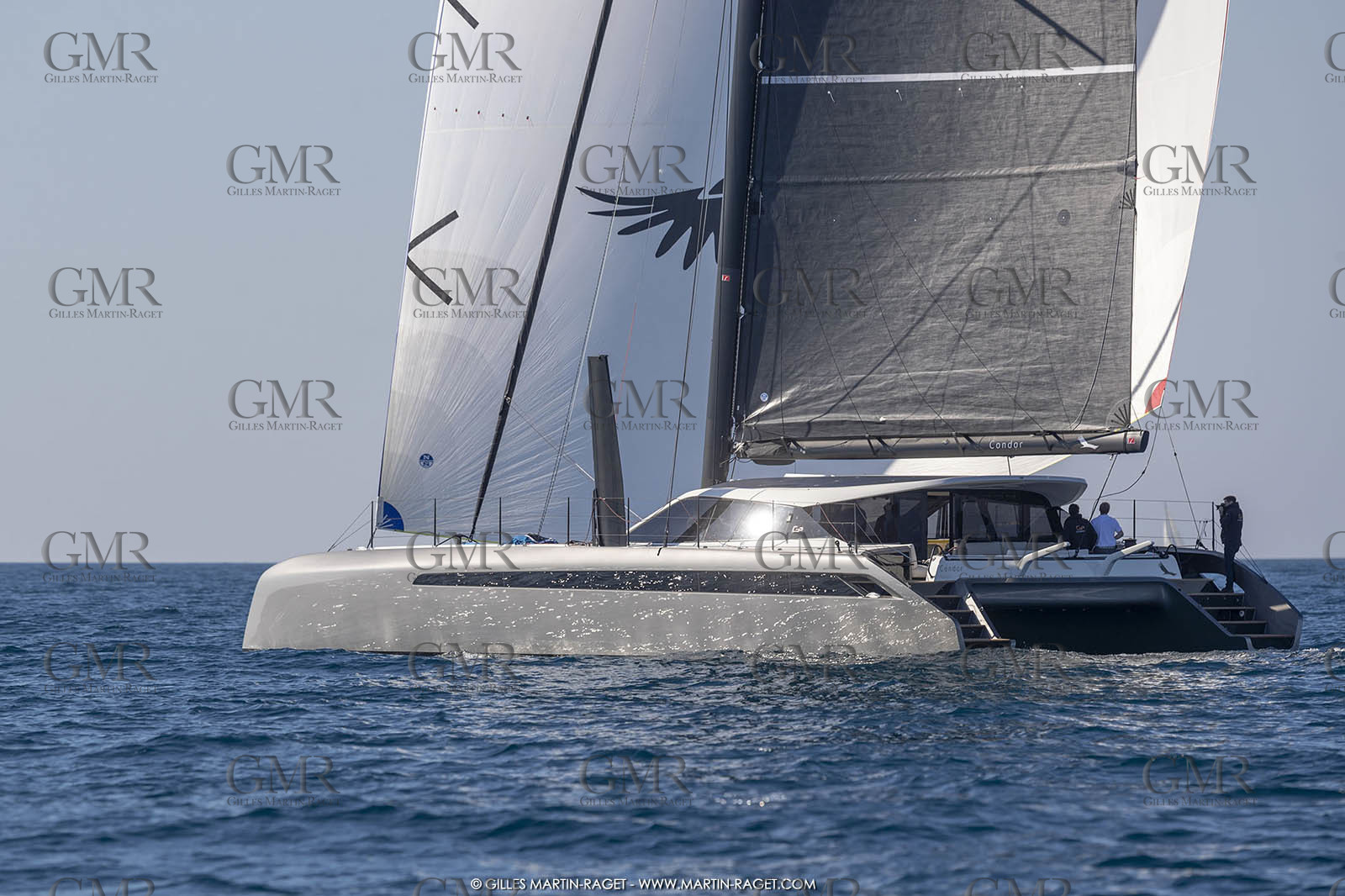 16 02 2019, Porquerolles (FRA,83), Gunboat 68 sail testing  3
