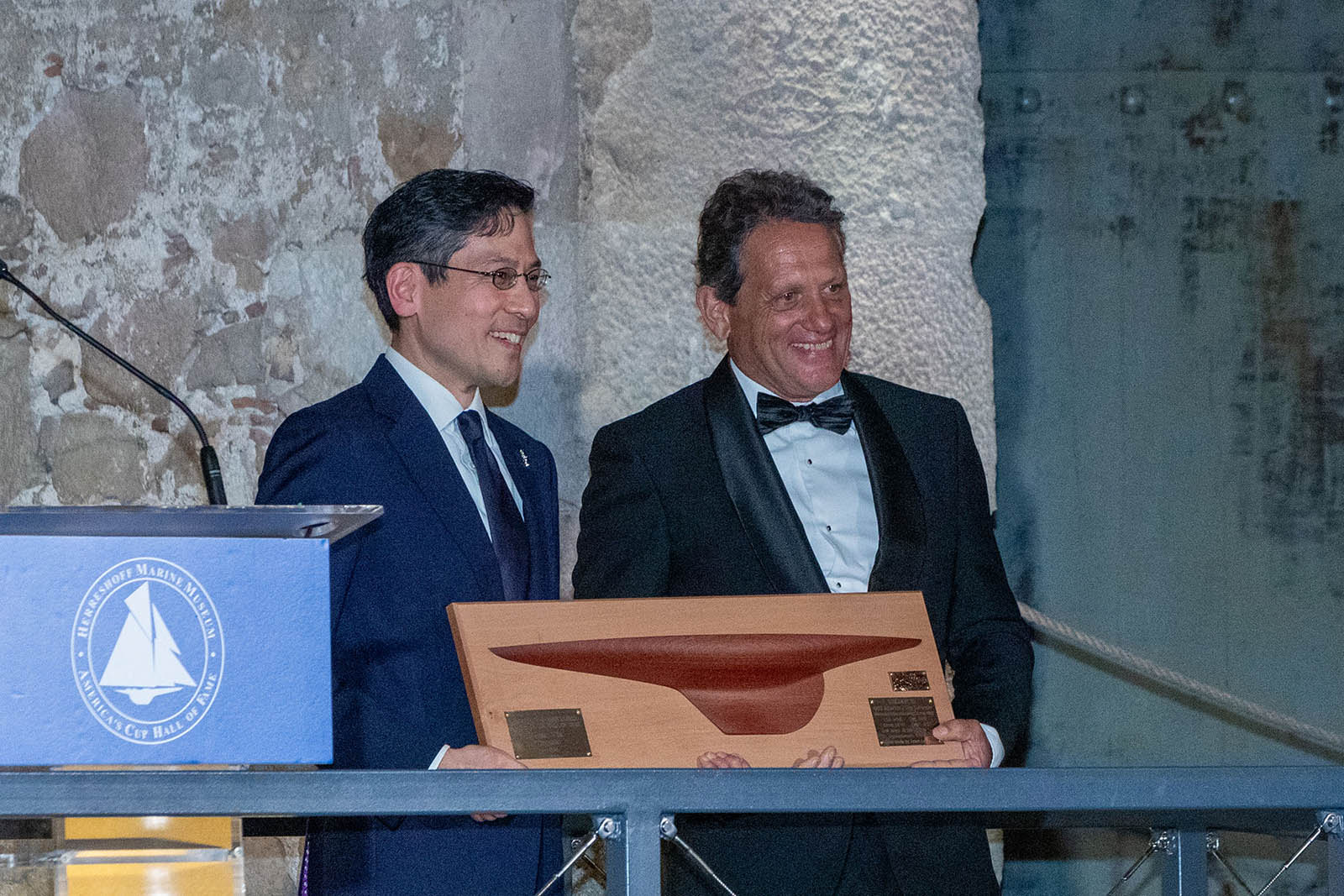 14 10 2024, Barcelona (ESP), Louis Vuitton 37th America's Cup, Final Match, Race Day 3, Hall Of Fame induction ceremony, Juan Vila