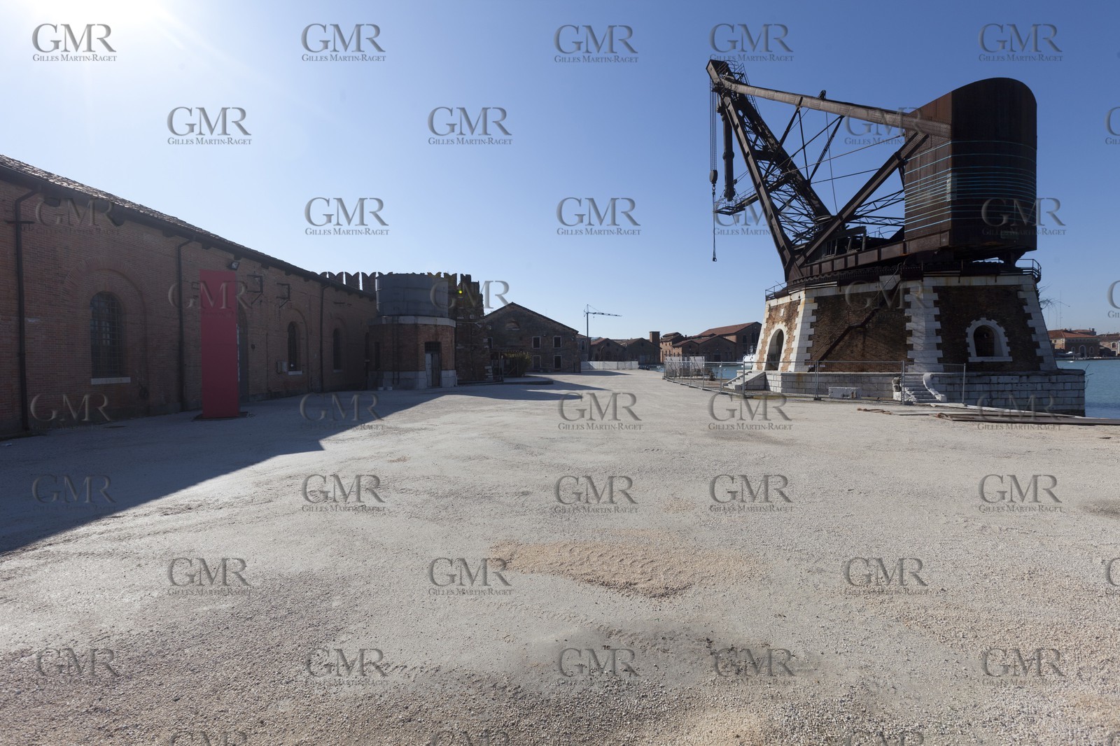 20 02 2012 - Venezia (ITA) - 34th America'sCup - Venezia 2012 America's Cup World Series - The Arsenale where the AC45 moorings, public village, media center and Club 45 will be located