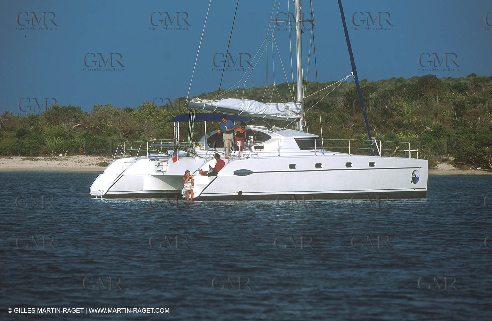 Cruising multihull mooring