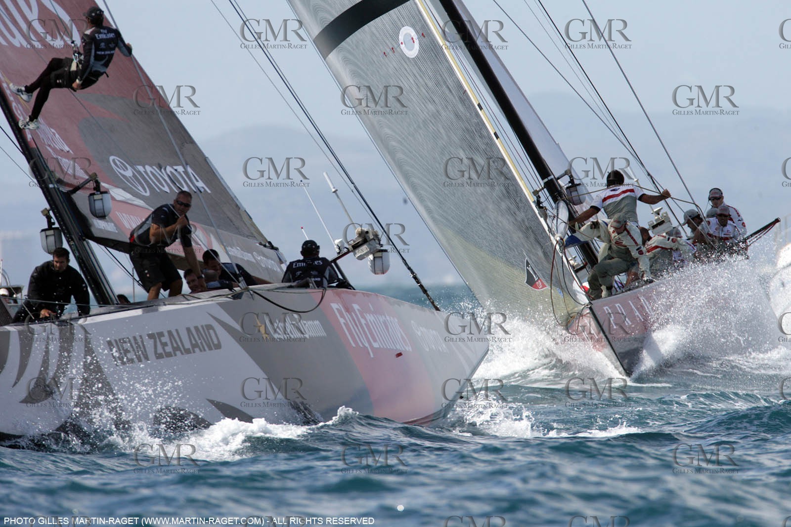 01 06 2007-Valencia (Spain)- 32nd America's Cup - Louis Vuitton Cup Final - Day 1