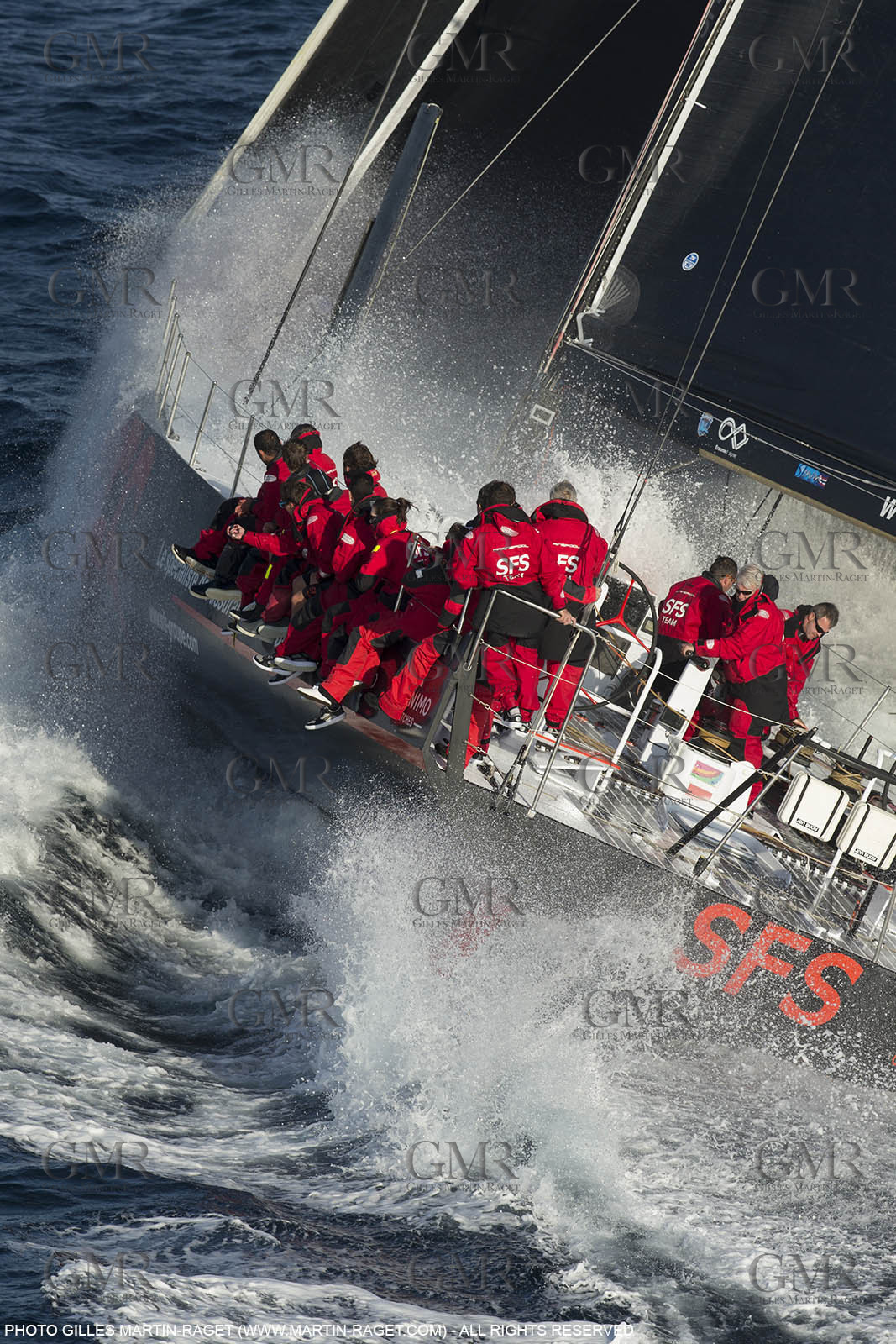 24 mars 2016   Marseille (FRA,13), SFS II (skipper Lionel Péan), last training before Marseille Sailing Week