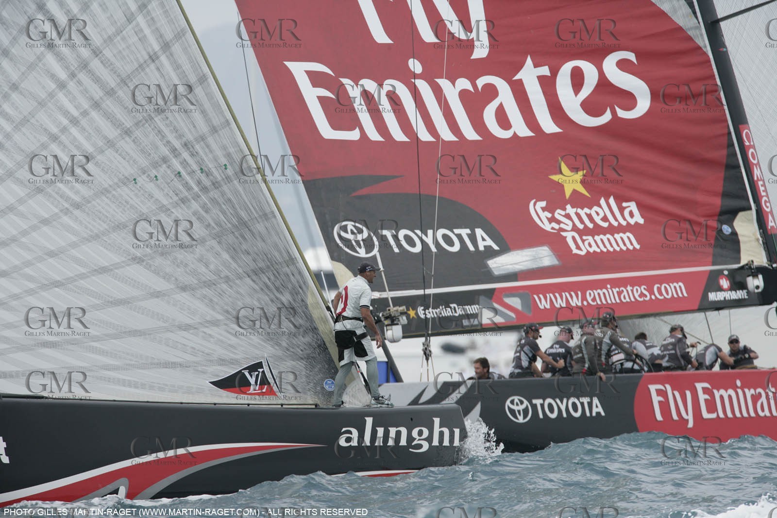 27 06 2007-Valencia (Spain)- 32nd America's Cup - Final Match - Day 4 - Alinghi vs Emirates Team New Zealand
