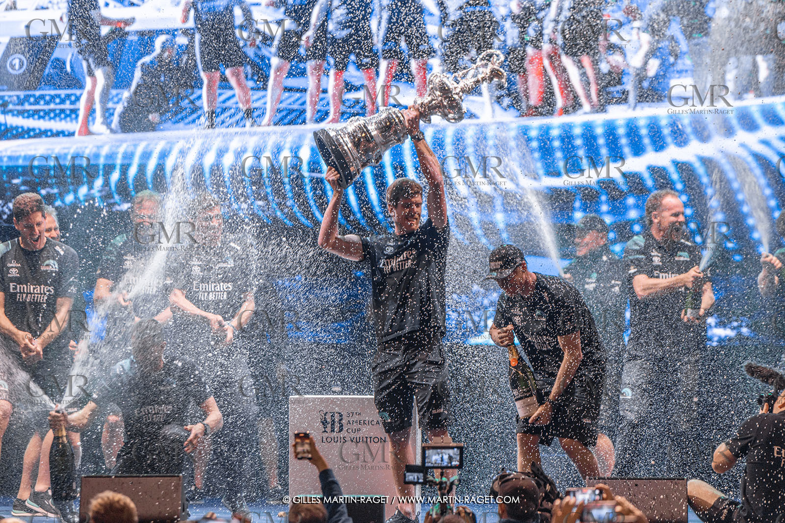 19 10 2024, Barcelona (ESP), Louis Vuitton 37th America's Cup, Final Match, Race Day 6 , Prizegiving