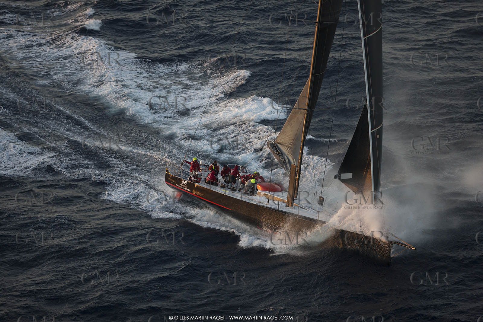 09 10 2017, Calvi (FRA,20), VOR 70 Babsy, Tentative de record autour de la Corse à la voile, skipper Franck Cammas