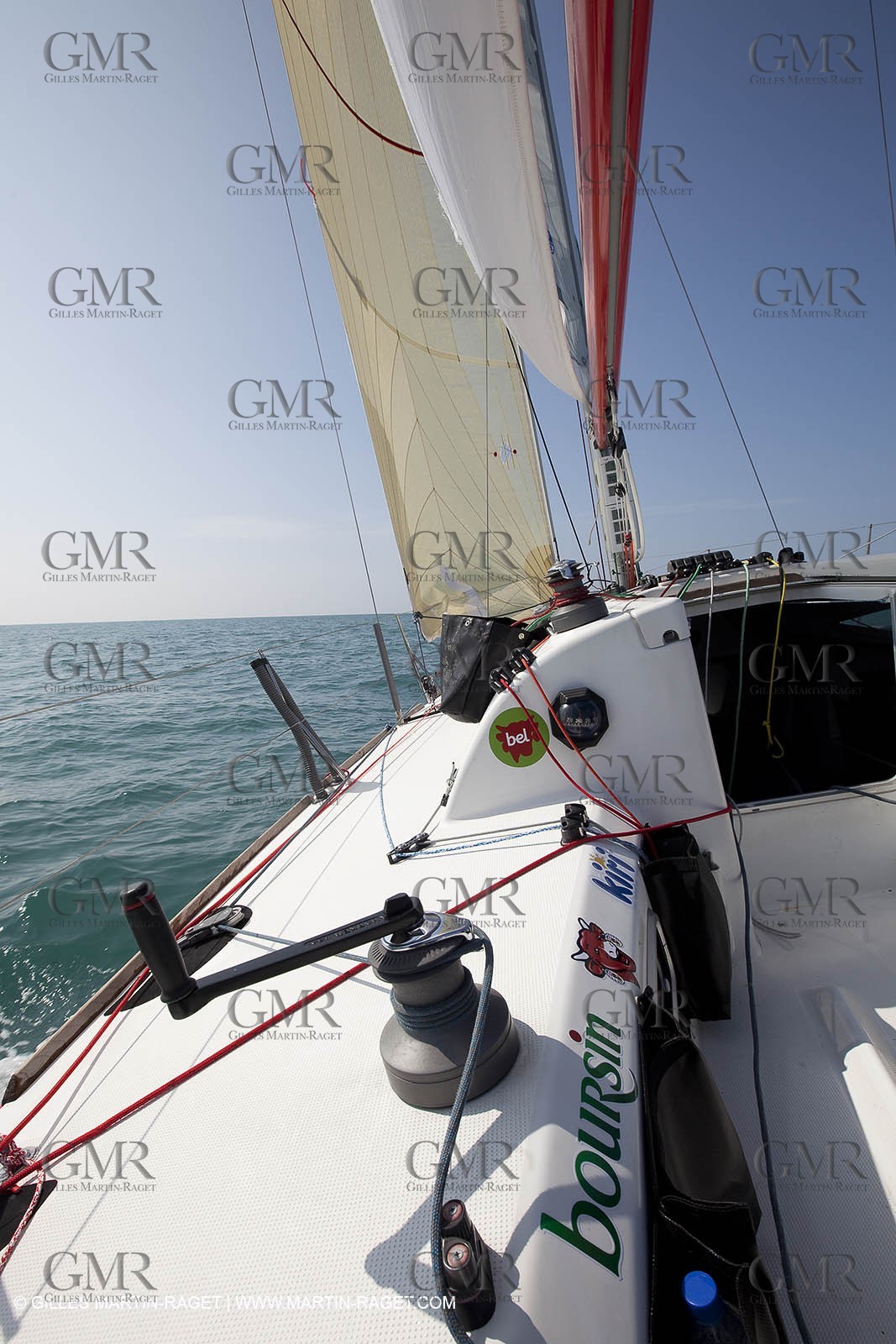 13 03 2010 -  La Grande Motte   Port Camargue (FRA) - Groupe Bel - Kito de Pavant   Sebastien Audigane training for Transat AG2R