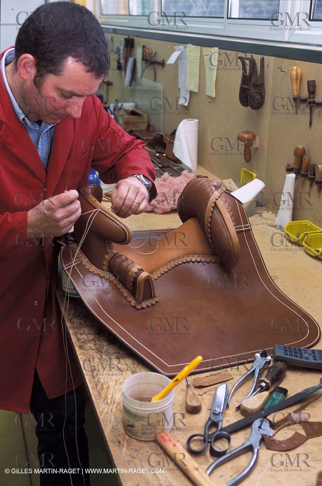 Camargue saddle making