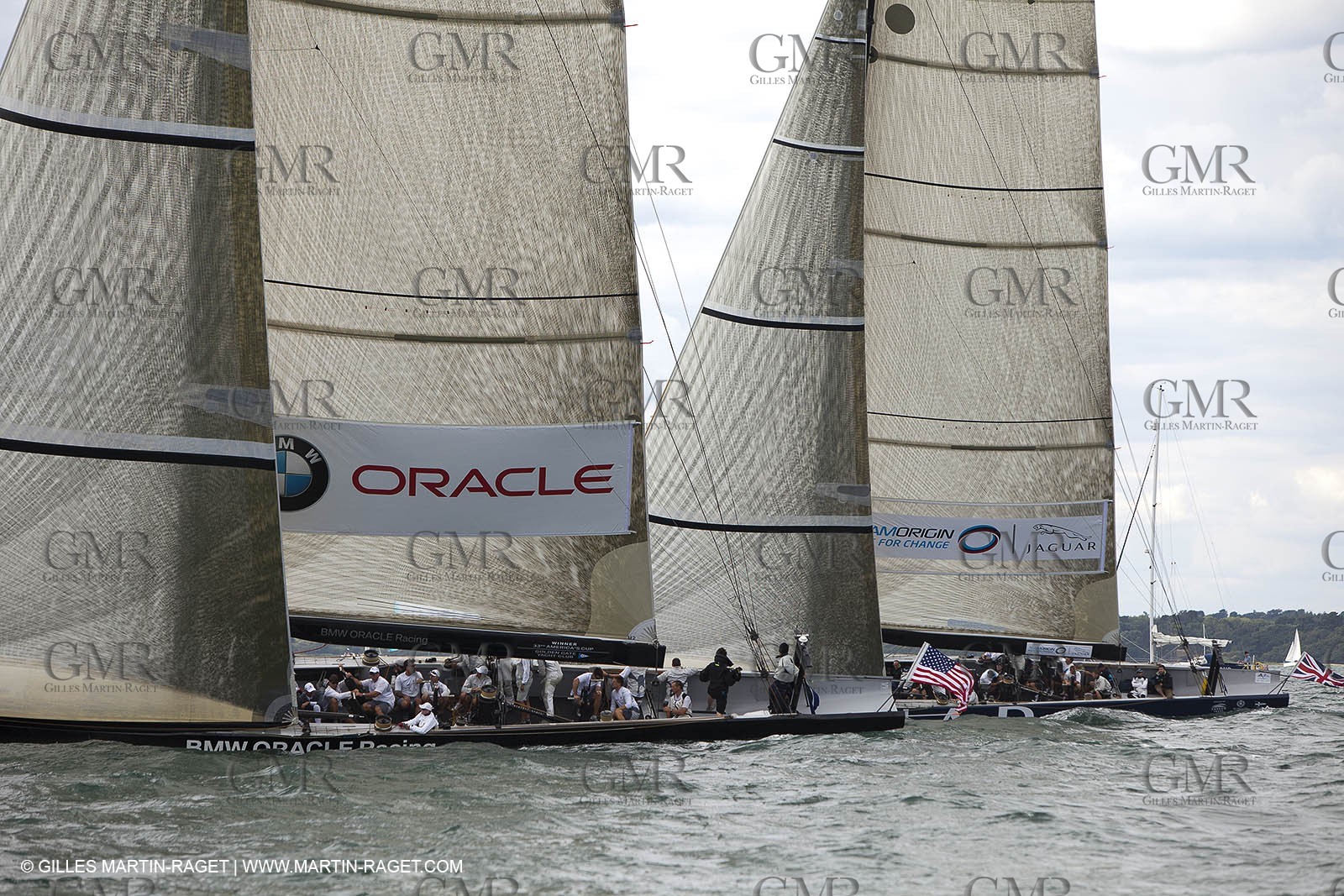 02 08 2010 - Cowes (UK, IOW) - The 1851 Cup -  BMW ORACLE Racing - Training Day.