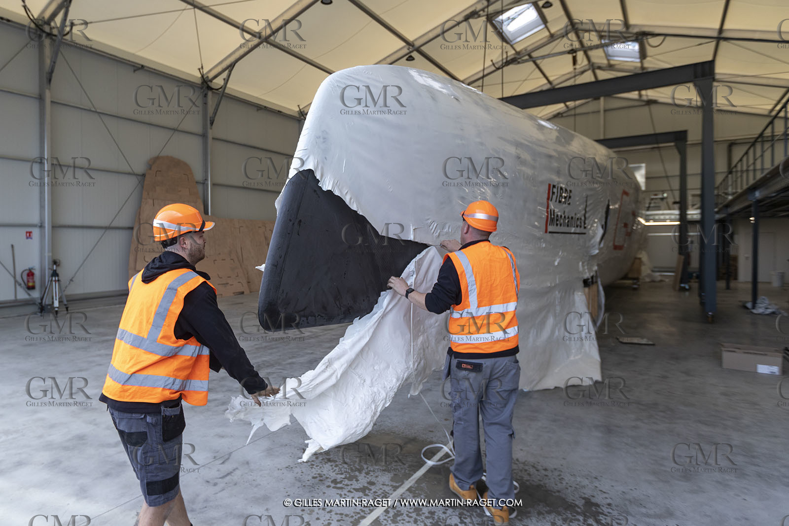 15 02 2022, La Grande Motte (FRA), Gunboat 80  1 hulls delivery