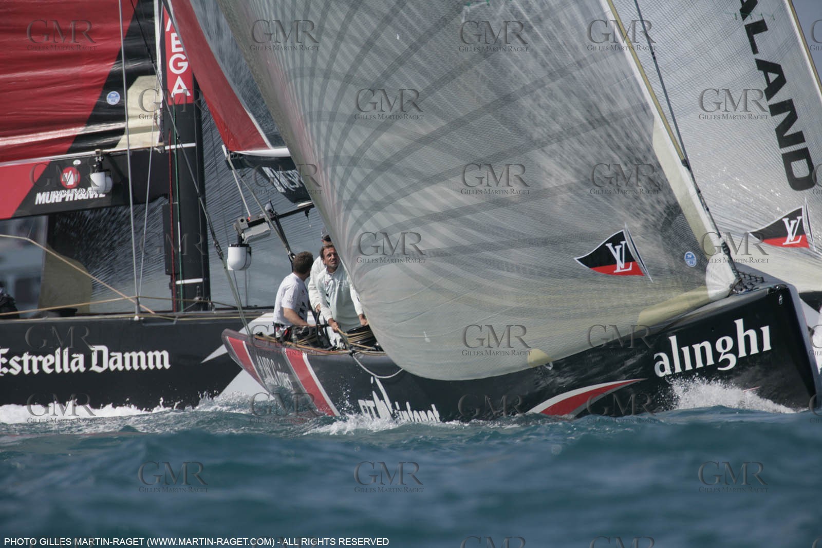 26 06 2007-Valencia (Spain)- 32nd America's Cup - Final Match - Day 3 - Alinghi vs Emirates Team New Zealand