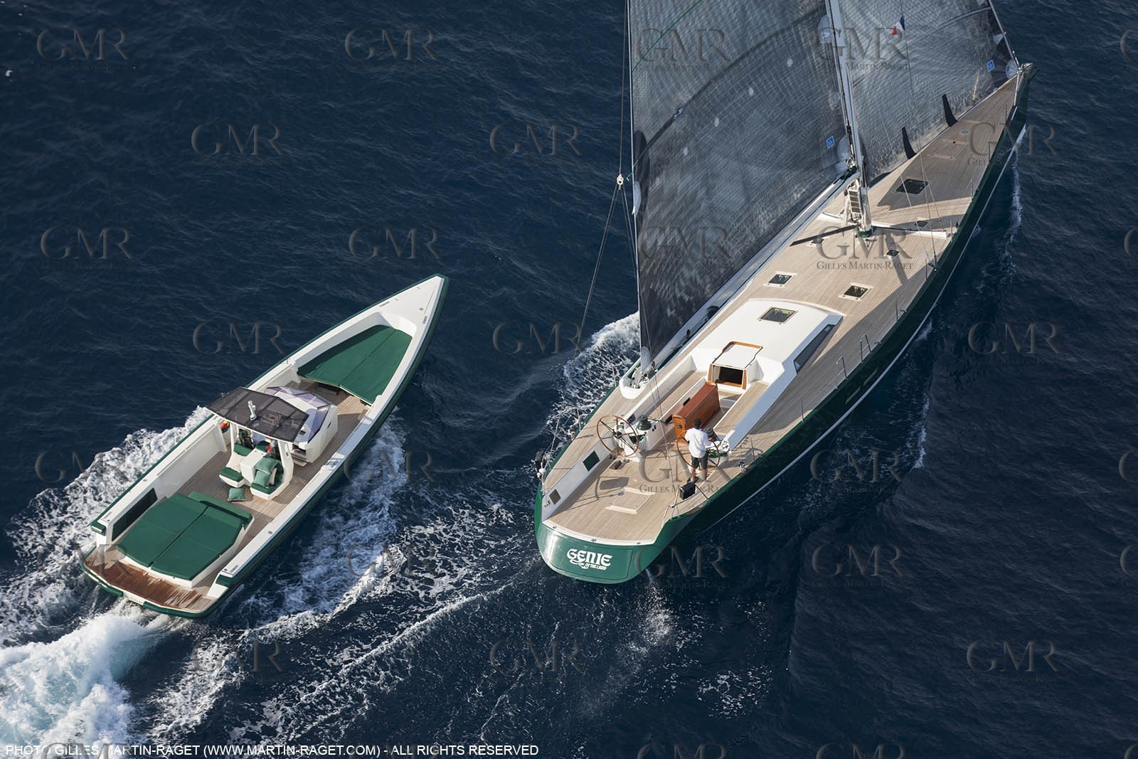 25 06 2015, Saint Tropez (FRA,83) , Sailing, Super yachts, Wally, Genie of The Lamp