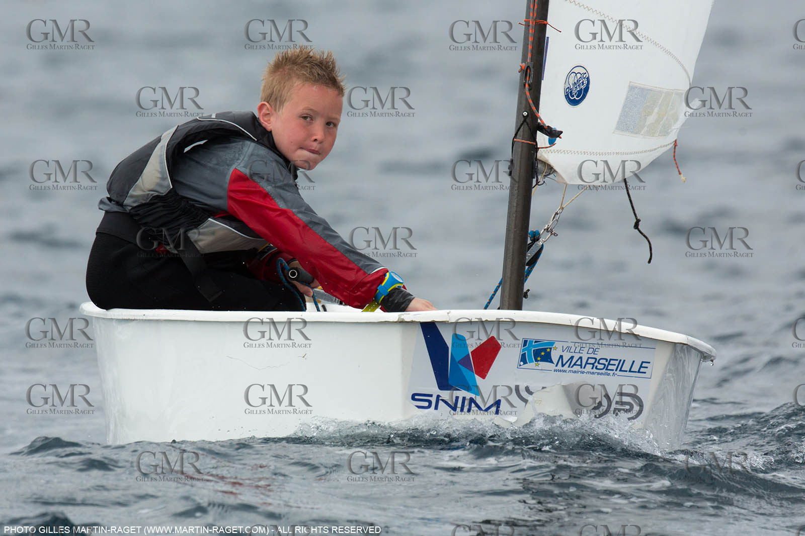 15 04 2016, Marseille (FRA,13), SNIM Dériveurs, Coupe Internationale de Printemps Optimist, Final Day