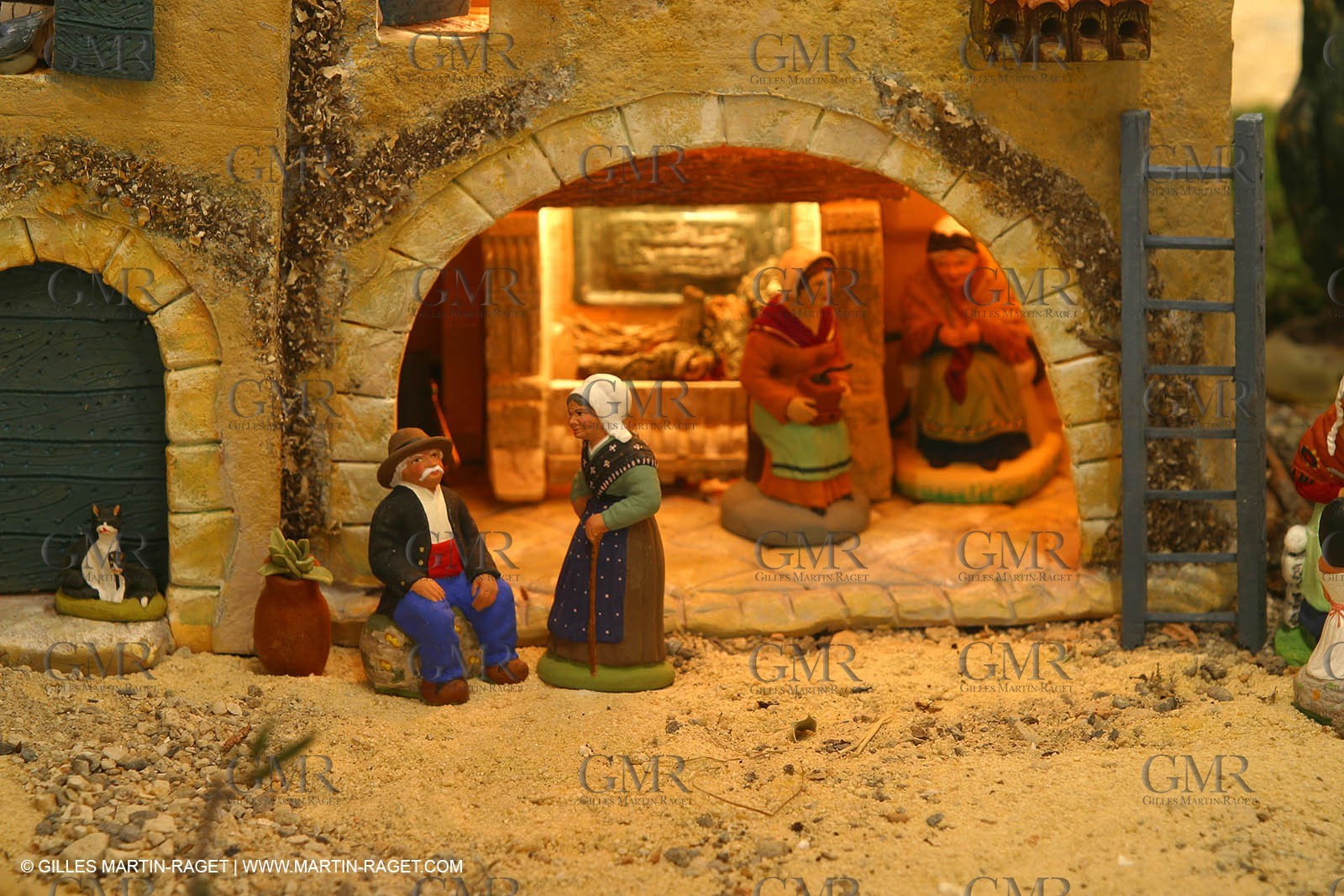 Great crib from les Saintes Maries de la mer (FRA, 13) for Christmas, December 2010
