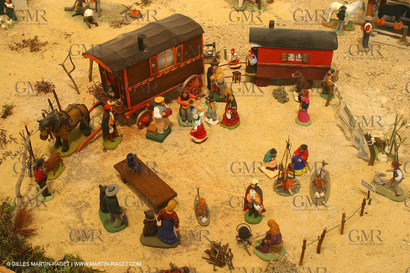Great crib from les Saintes Maries de la mer (FRA, 13) for Christmas, December 2010